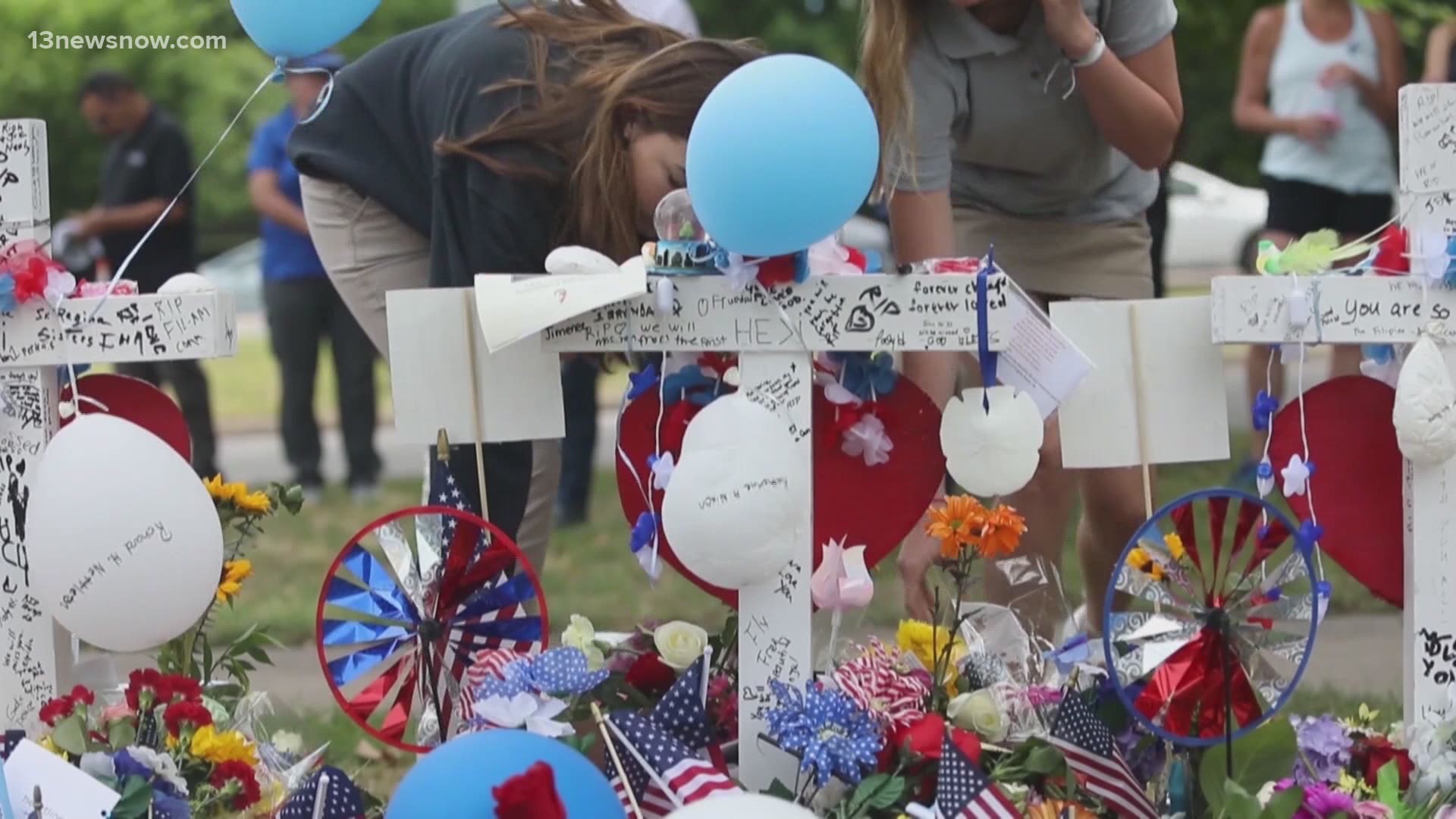 City leaders in Virginia Beach are discussing how to create a permanent memorial for victims of the Municipal Center mass shooting last May.