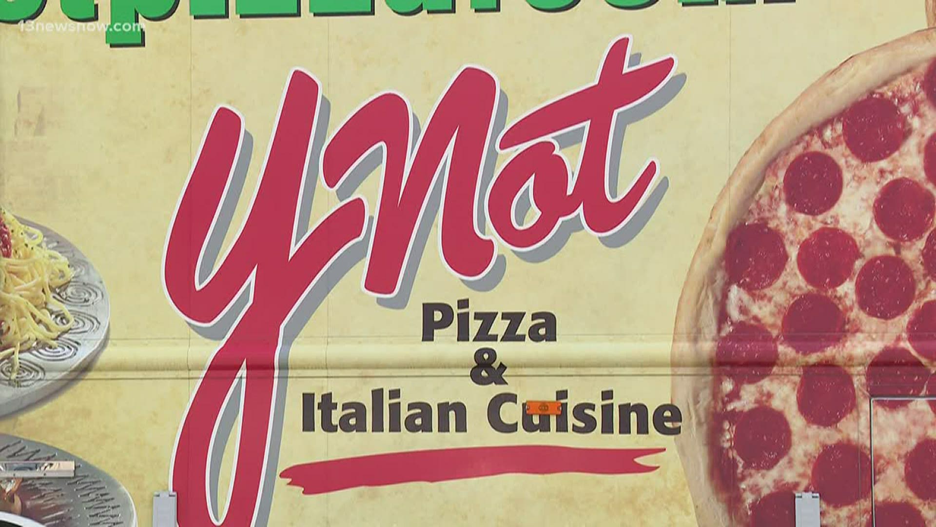 "Everybody loves pizzas." YNot Italian has been delivering food to different Hampton Roads community members through the coronavirus pandemic.