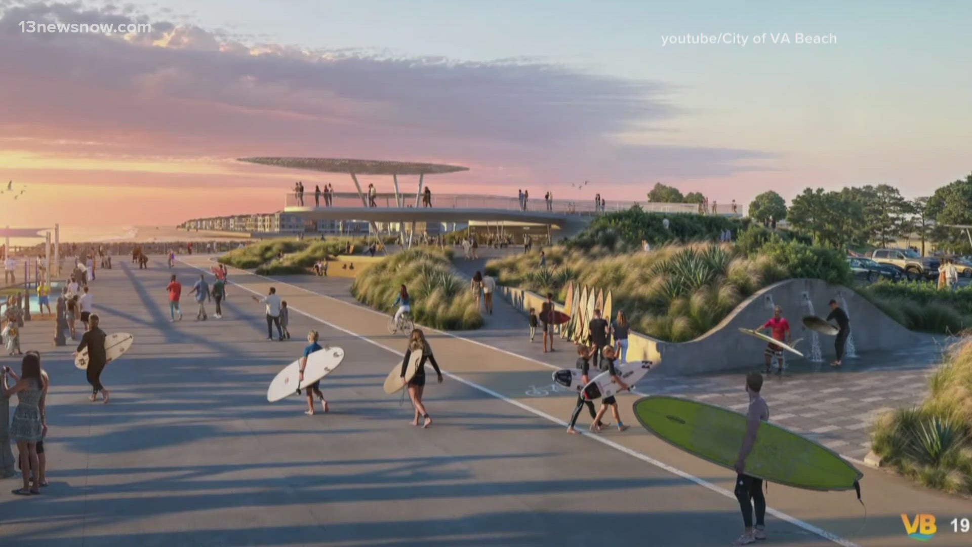 The Virginia Beach City Council approved a $42 million park at Rudee Loop with natural areas and a shared-use path.