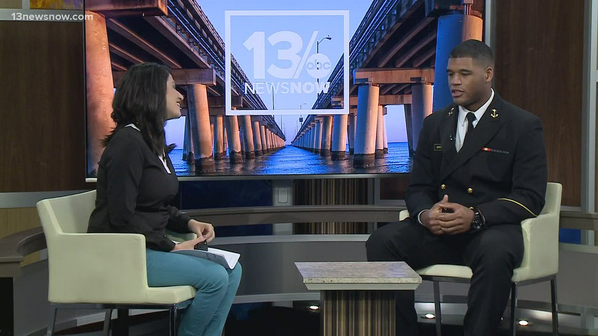 The Naval Academy is trying to recruit high schoolers from the area to go to the academy when they graduate. 13News Now Lucy Bustamante sits down with Midshipman Quintin Brown.