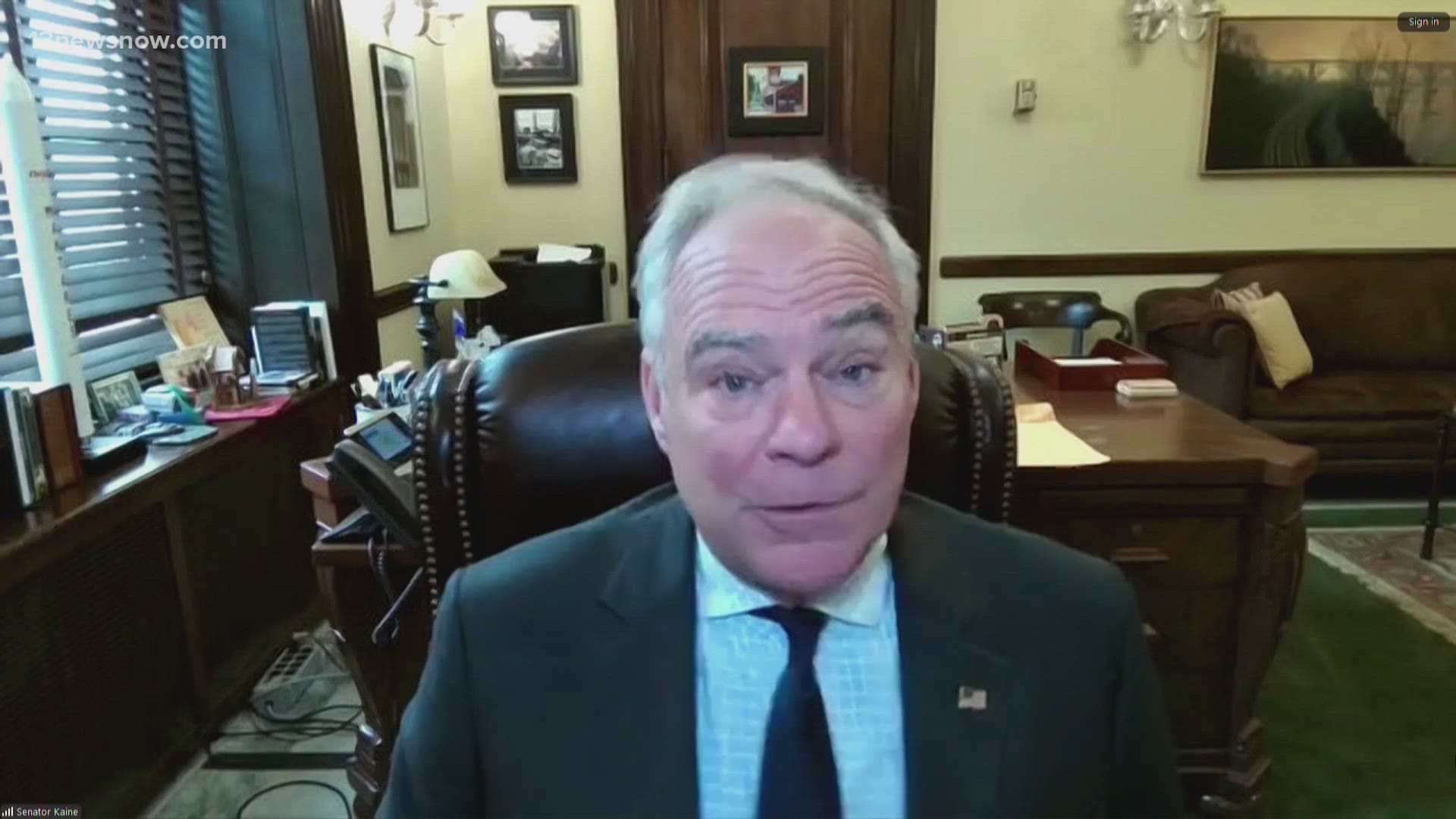 13News Now's Miles Hood explains the House's spending package that will prevent the government shutdown while Sen. Kaine talks about the next steps.