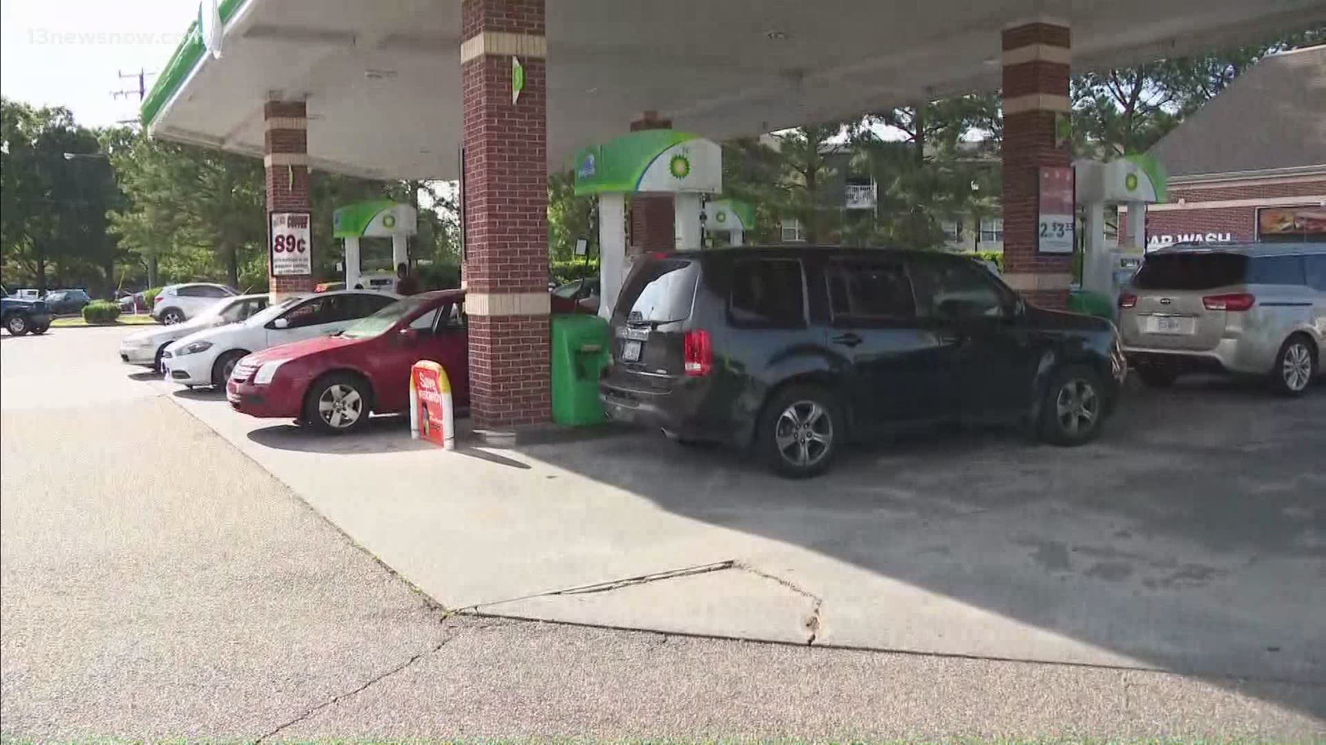 virginia gasoline shortage