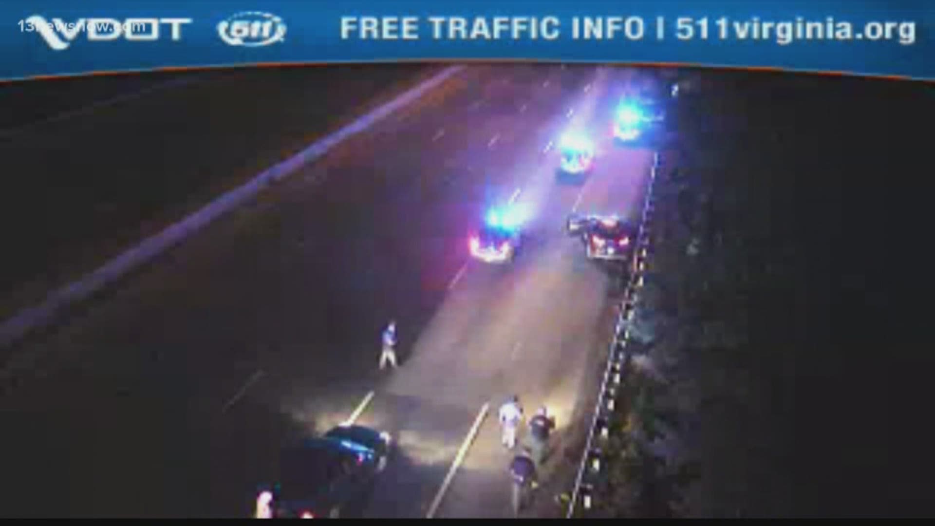 Police are searching for three suspects who led them on a chase on I-64.