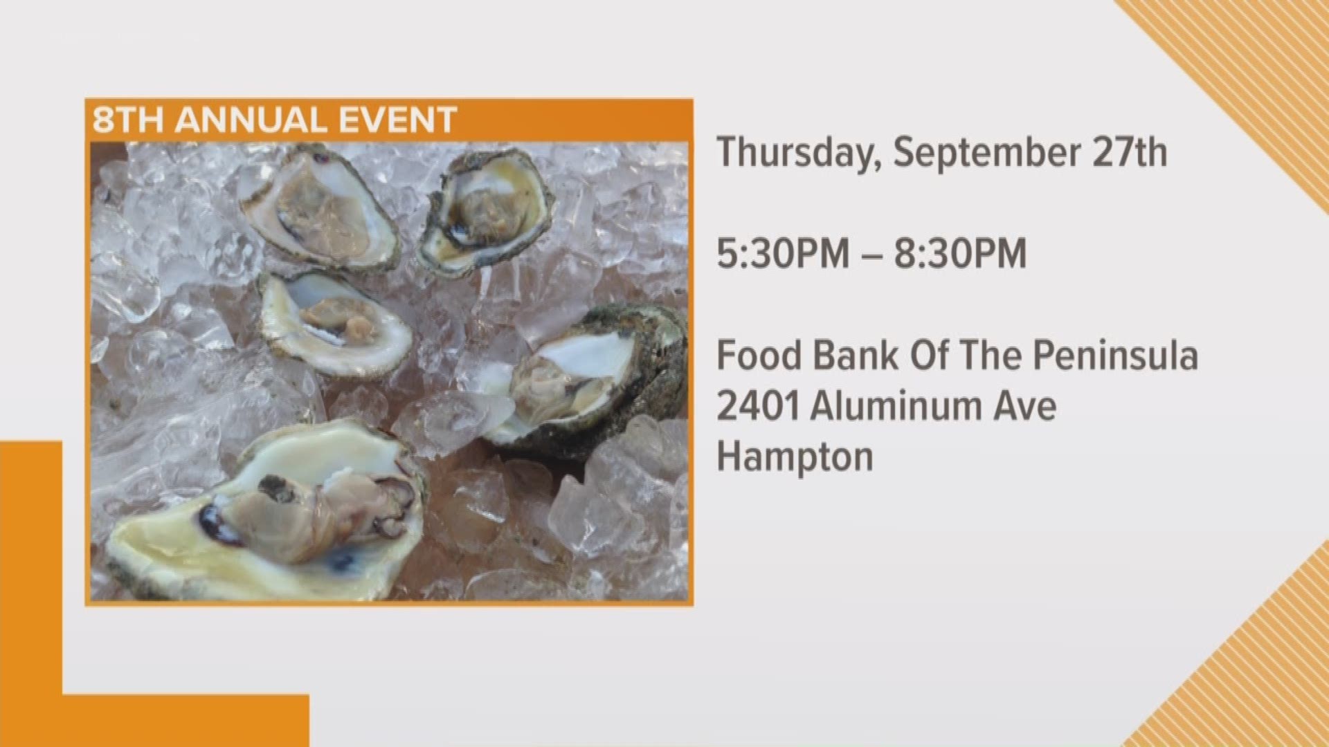 The Kiwanis Clubs of Division 13 is hosting its 8th Annual Shag at the Foodbank Seafood Festival on Sept. 27.