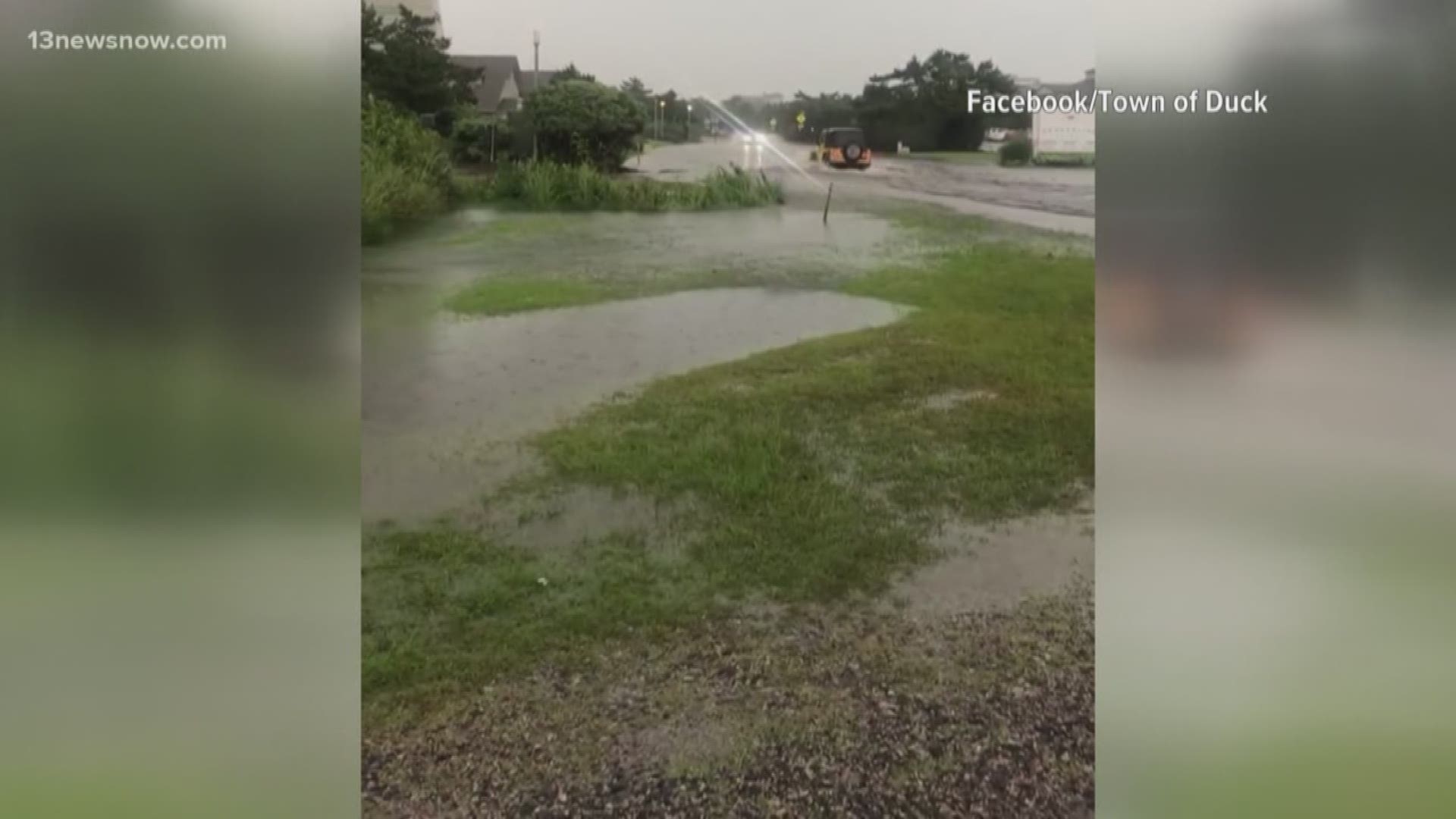 People in the Outer Banks Town of Duck are trying to figure out how to fix flooding problems.