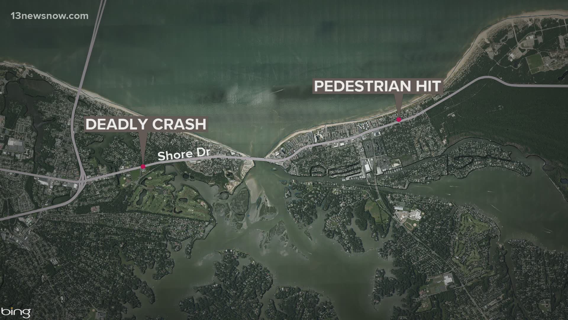 The first crash was deadly. The second collision involved a trash truck.
