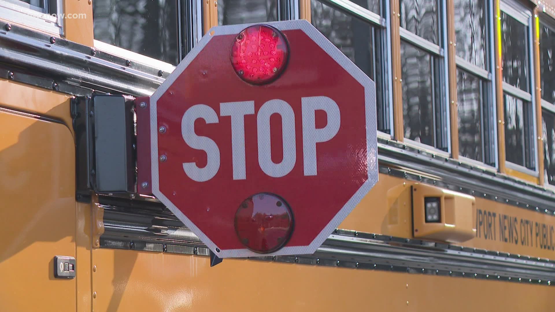 In Newport News, there's a disturbing trend of drivers not stopping when students are getting on and off the bus.