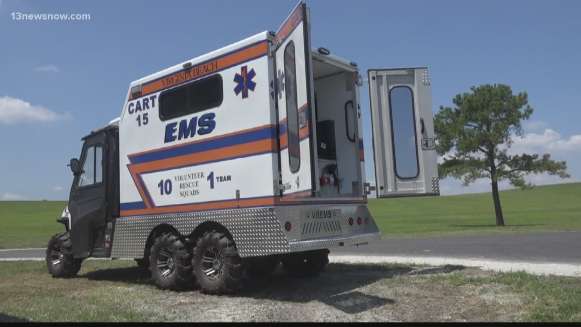 There's a new life-saving vehicle rolling around Virginia Beach with the goal of keeping you and your family safe.