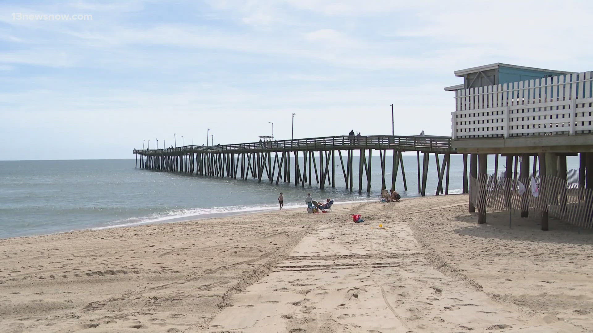 More than two months ago, a man drove off the end of the fishing pier on 14th Street.