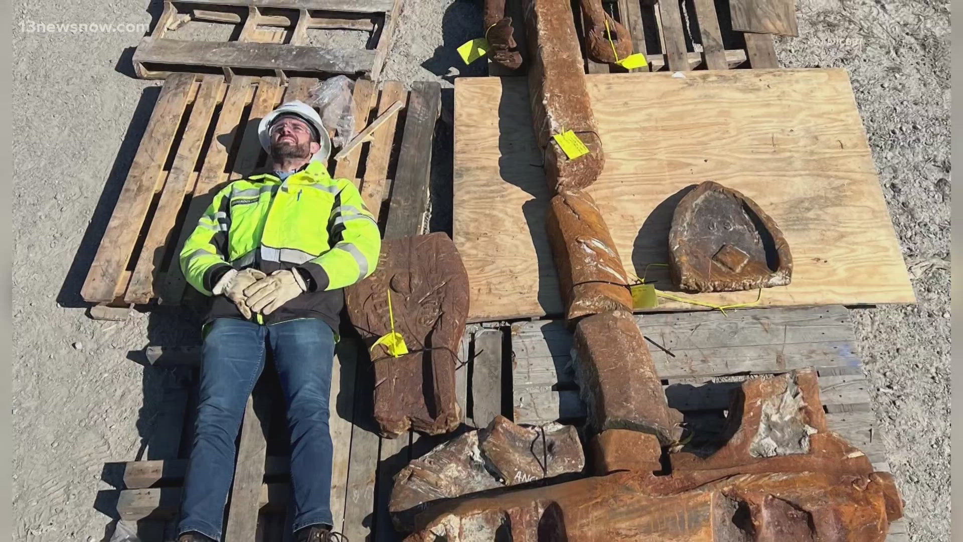 About a year ago, crews tunneled into a centuries-old ship anchor, which delayed the project for several months.