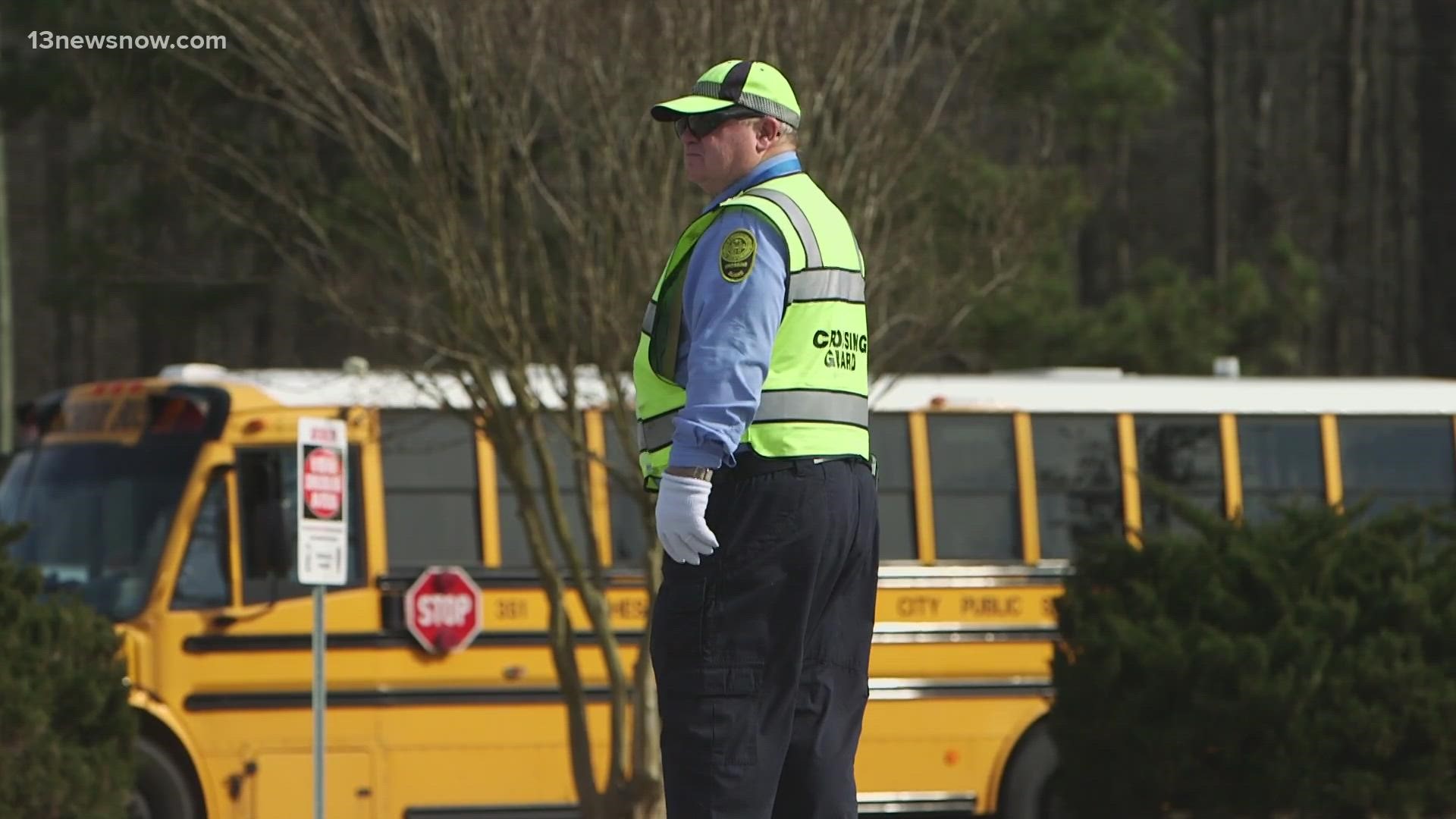 Michael Judson is the only crossing guard honored from the Hampton Roads area.