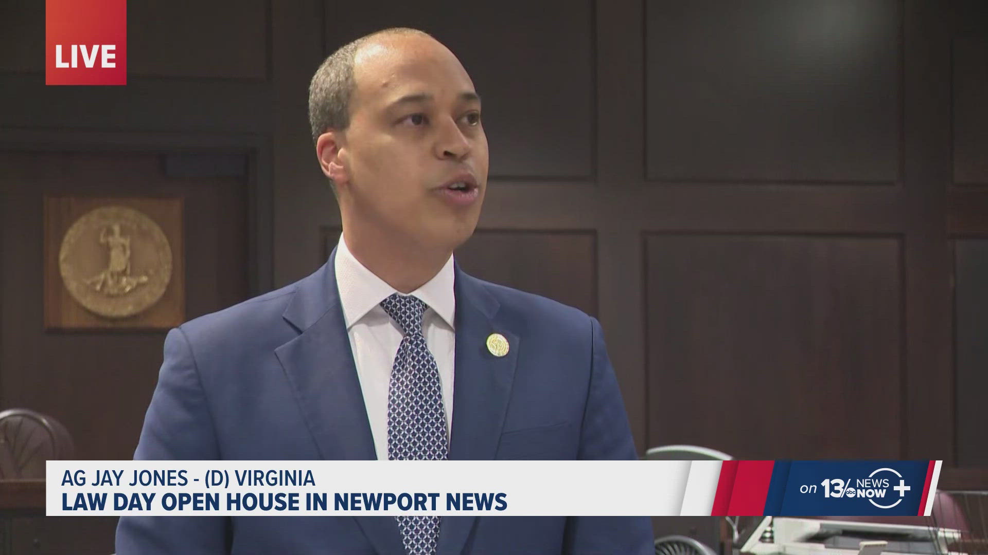 Attorney General Jay Jones attends Newport News Law Day Open House ...