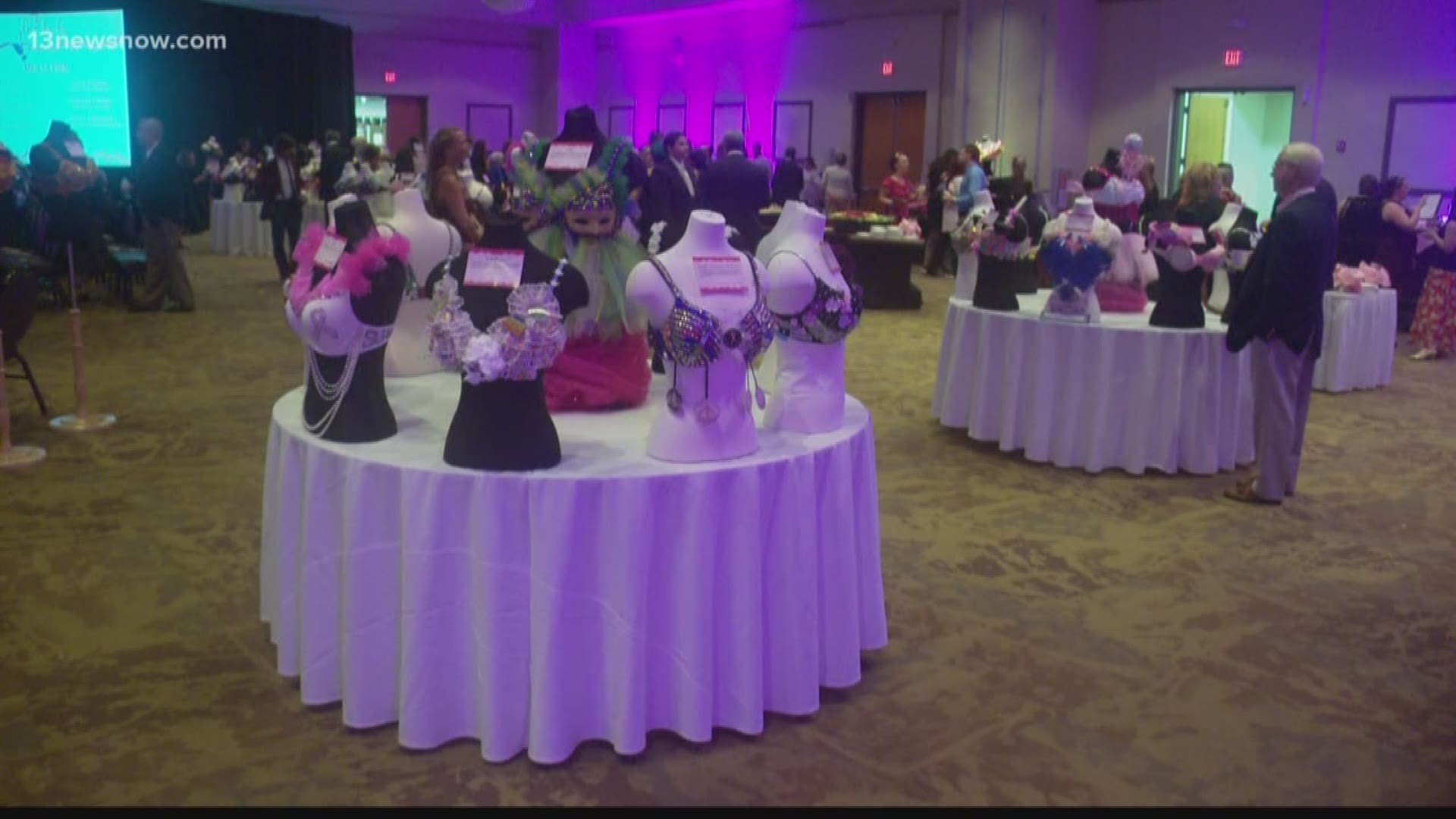 The 11th annual event will feature bras created to raise awareness of breast cancer, to honor those who have won their fight and to remember those who lost their battle.