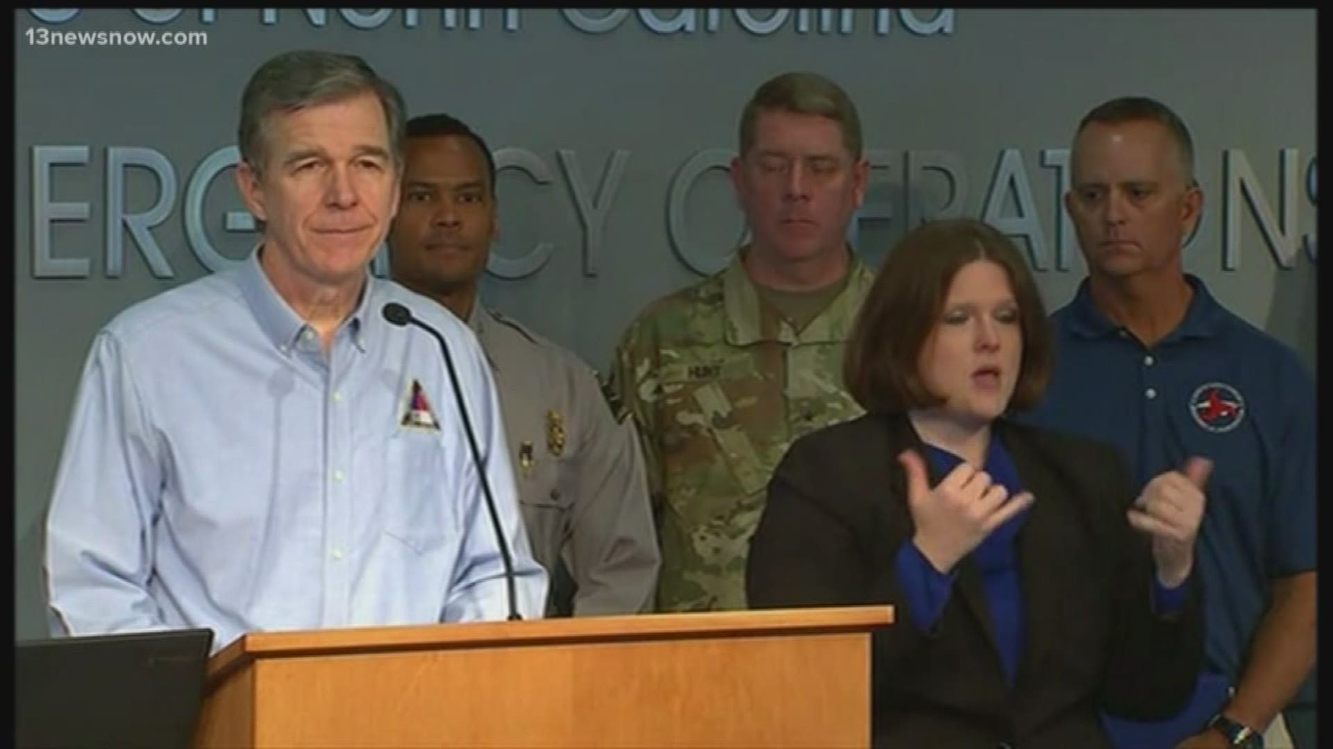 Governor Roy Cooper gave an update on how North Carolina is preparing for Hurricane Dorian. Crews said they are using lessons learned during Florence, to get ahead of any impact this storm has.