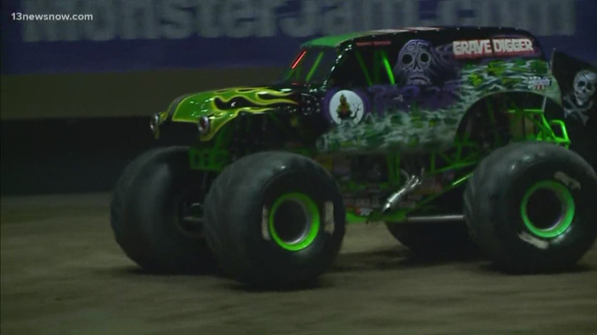 Monster Jam trucks headed to Hampton