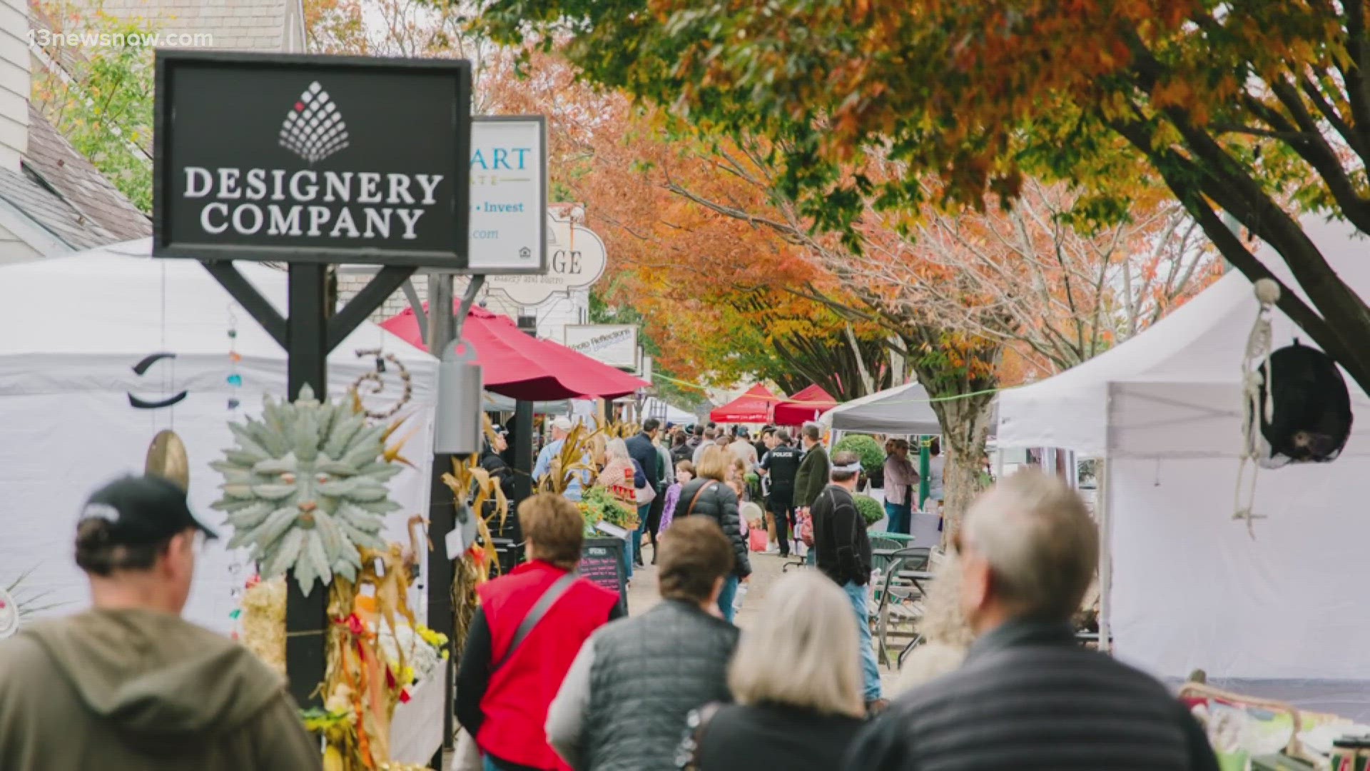 We're celebrating fall in Hampton Roads. This weekend, people of all ages can enjoy some fall fun with the return of the annual Historic Hilton Village Fall Festival