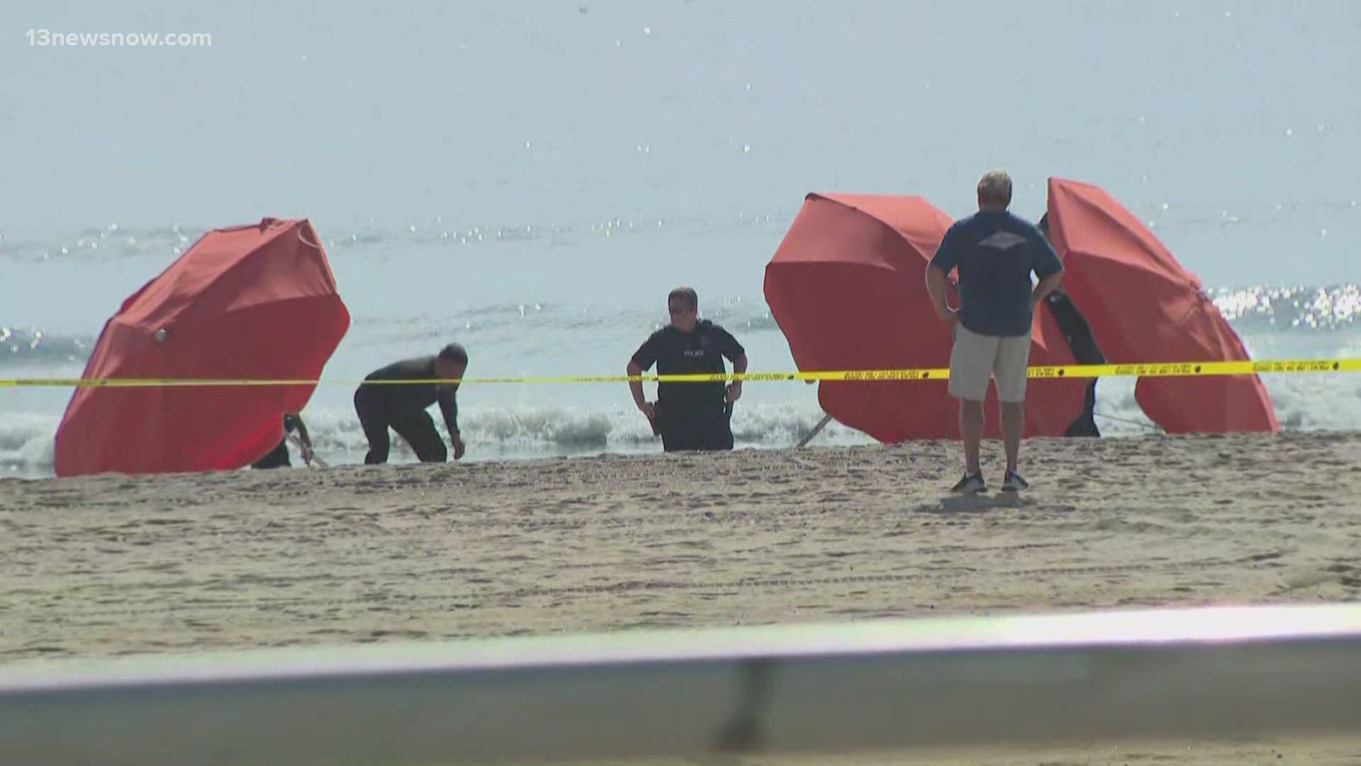 Virginia Beach police responded to a drowning at 16th Street and the Boardwalk on Thursday morning, confirming one death.