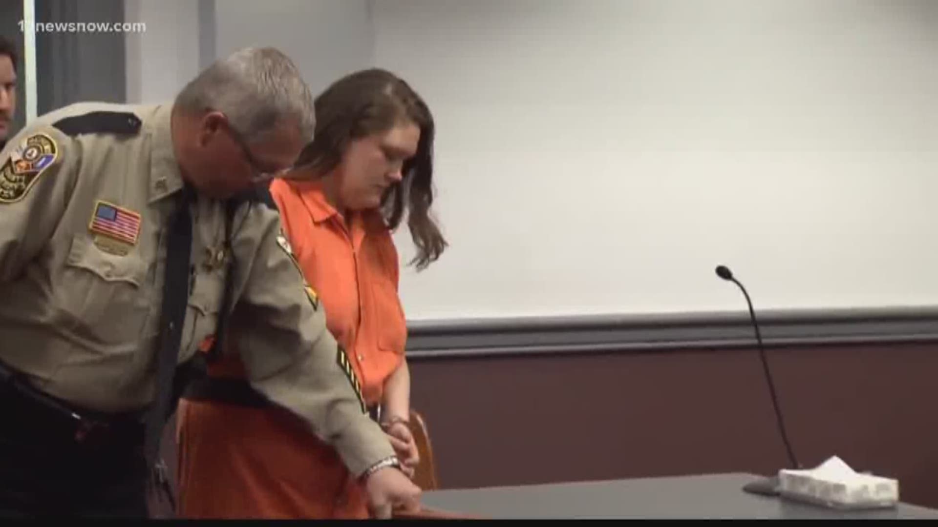 The mother, Miranda Gilbert, was in court and charged with homicide and child abuse.