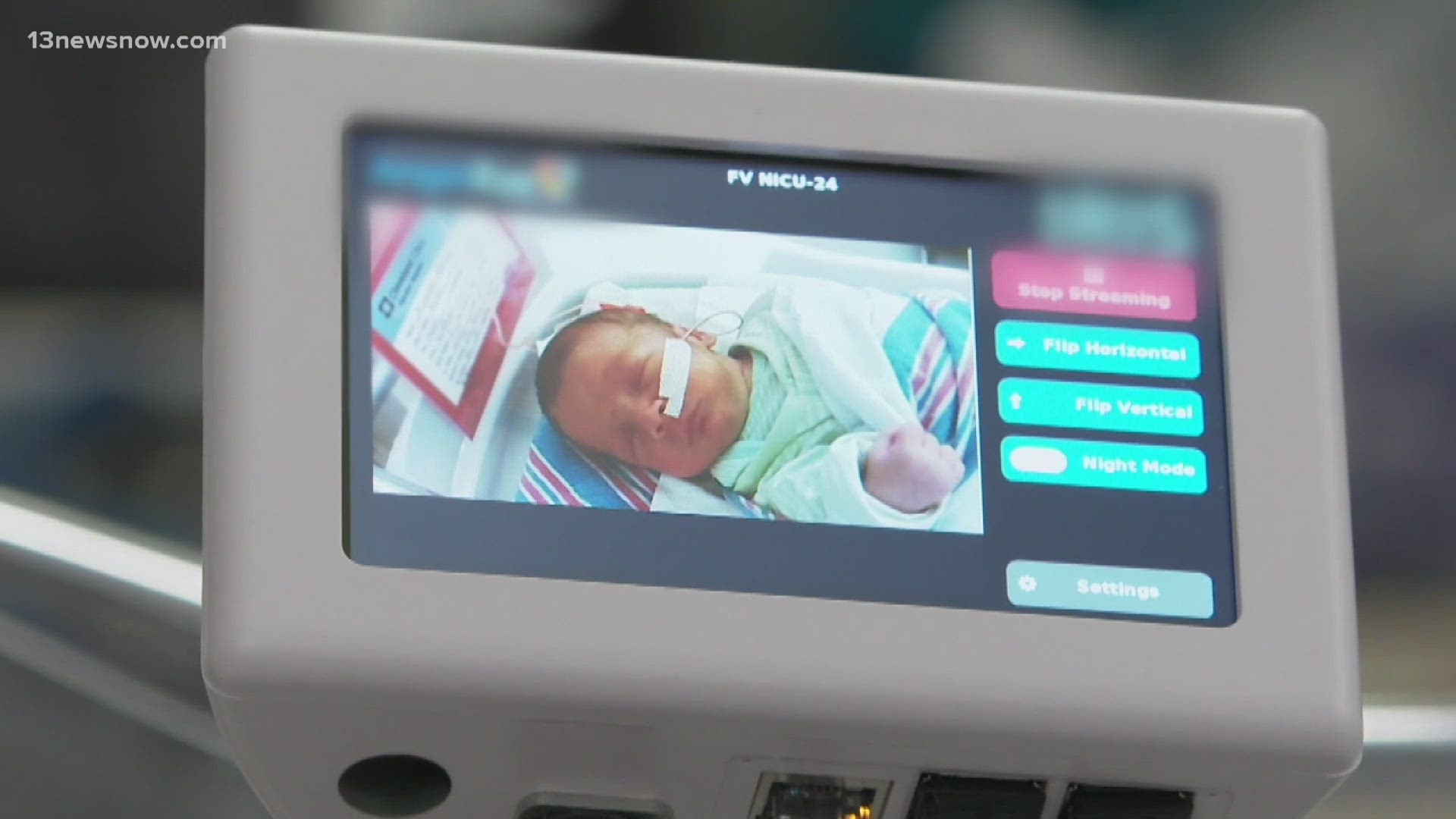 New research at the Cleveland Clinic is helping ease stress for parents with children in the NICU. They're allowing parents to bond with their babies using webcams.
