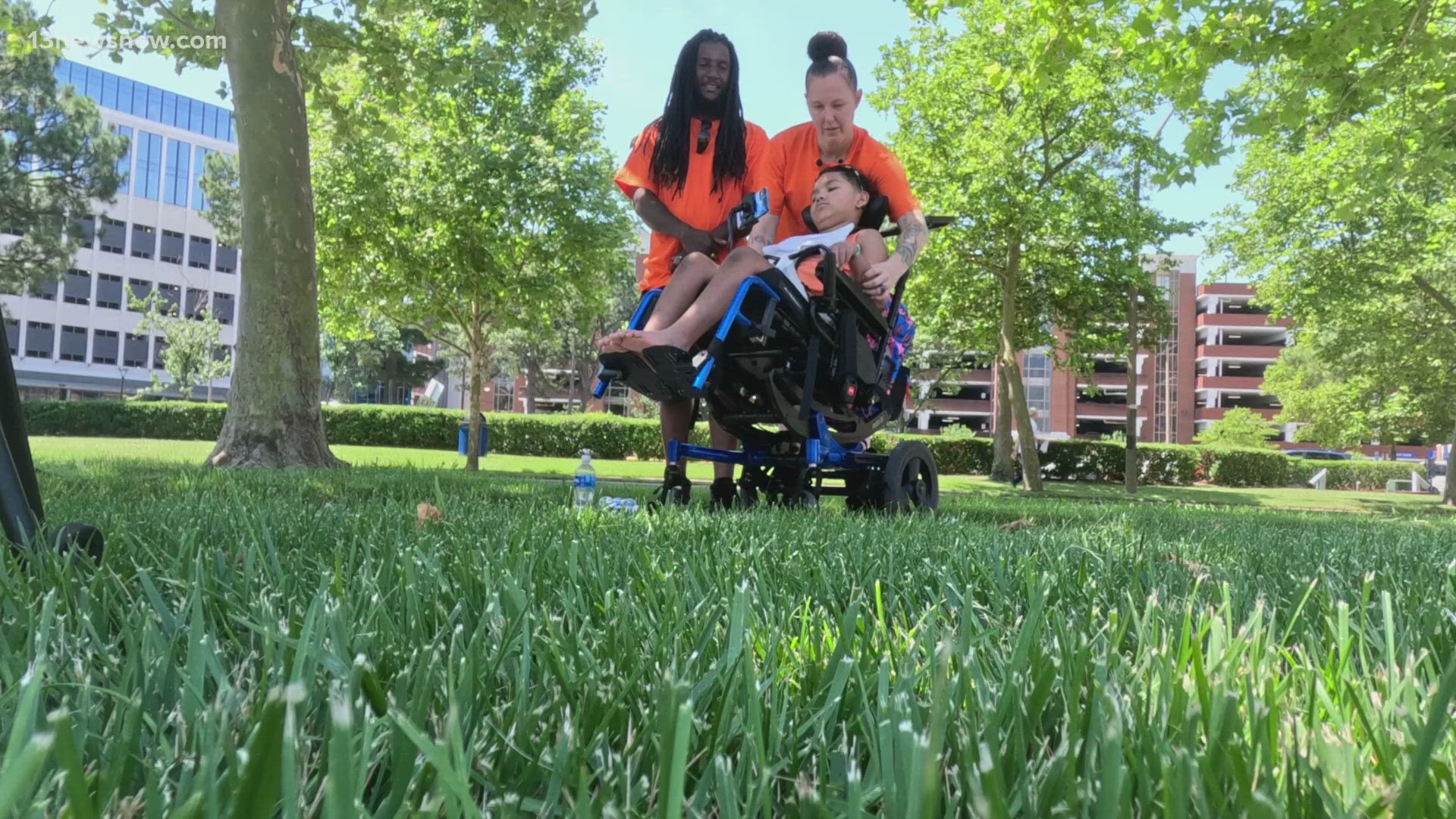 Survivors of gun violence and healthcare workers shared their stories outside of Sentara Norfolk General Hospital on Friday morning.