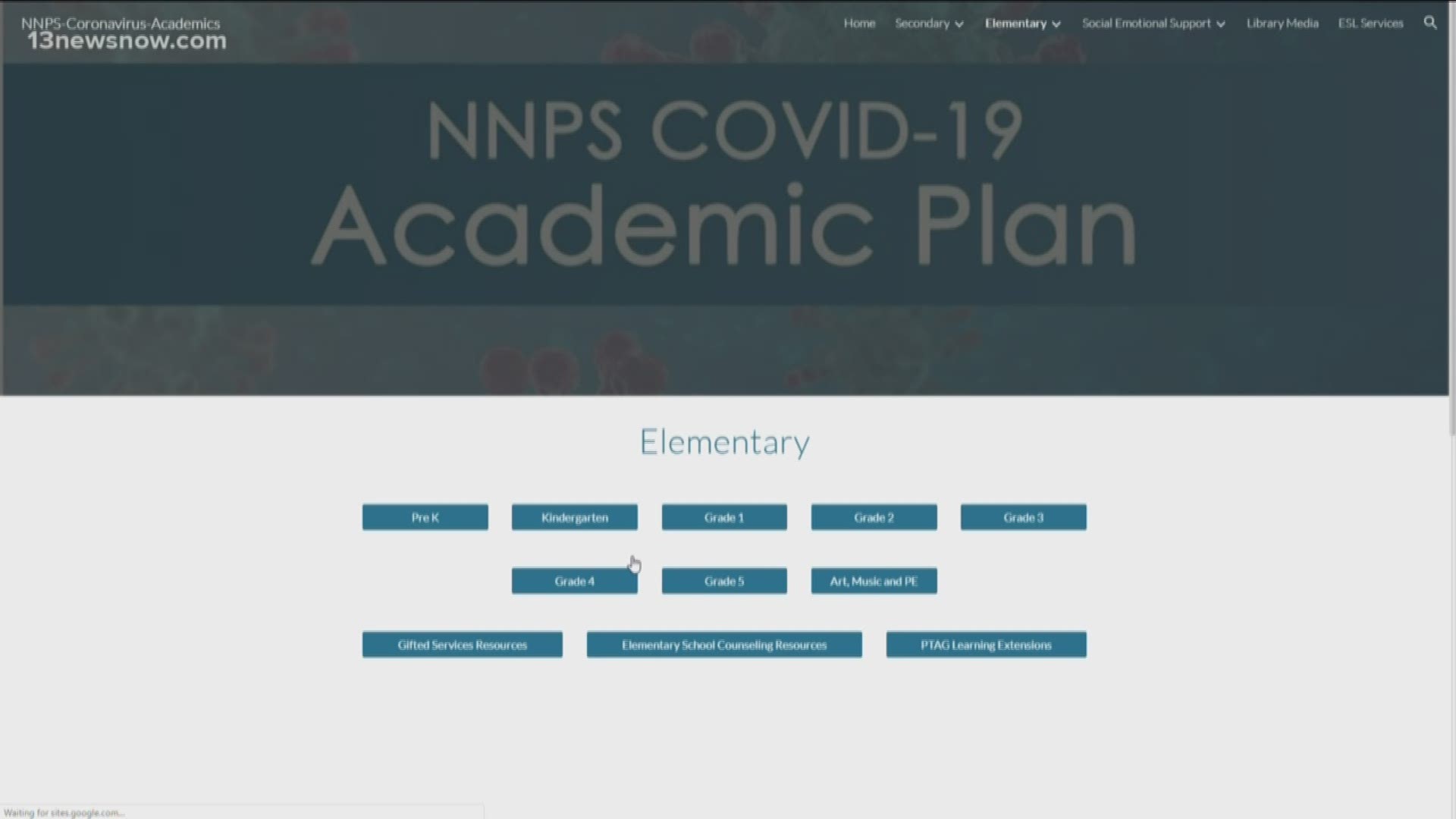Newport News Public Schools releases academic plan for the remainder of year