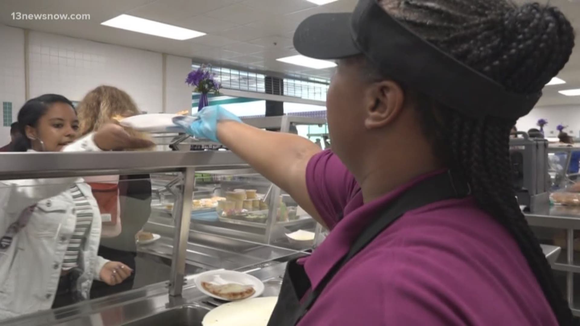 For the 2019-2020 school year in Newport News, students are getting free breakfast and lunch. It's at all Newport News Public Schools.