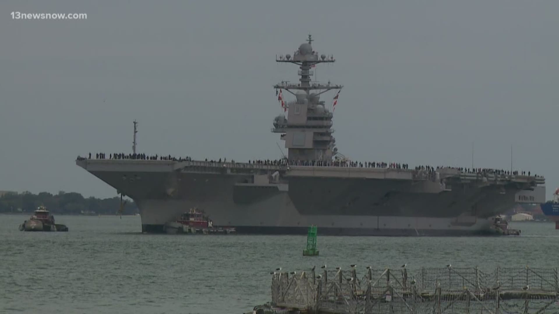 After sitting dockside for more than two years due to issues, the acting secretary of the Navy is pushing to get the USS Gerald R. Ford combat-ready ASAP.