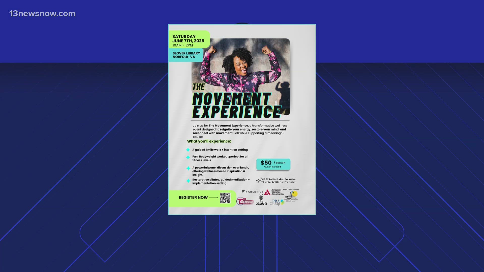 The T2 Fitness Foundation is kicking off The Movement Experience.