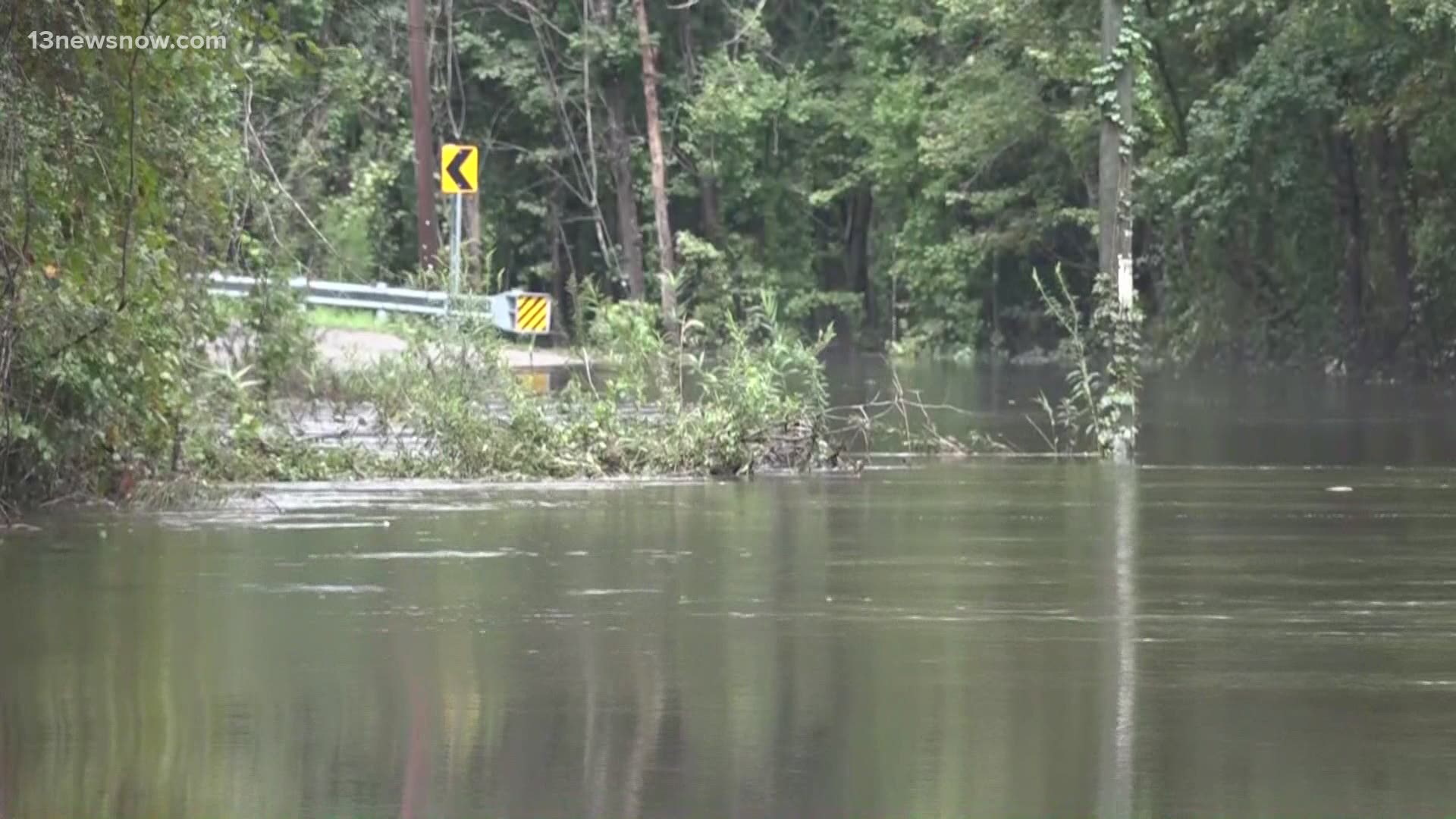 Several roads in the county remain impassable following Wednesday's heavy rain.