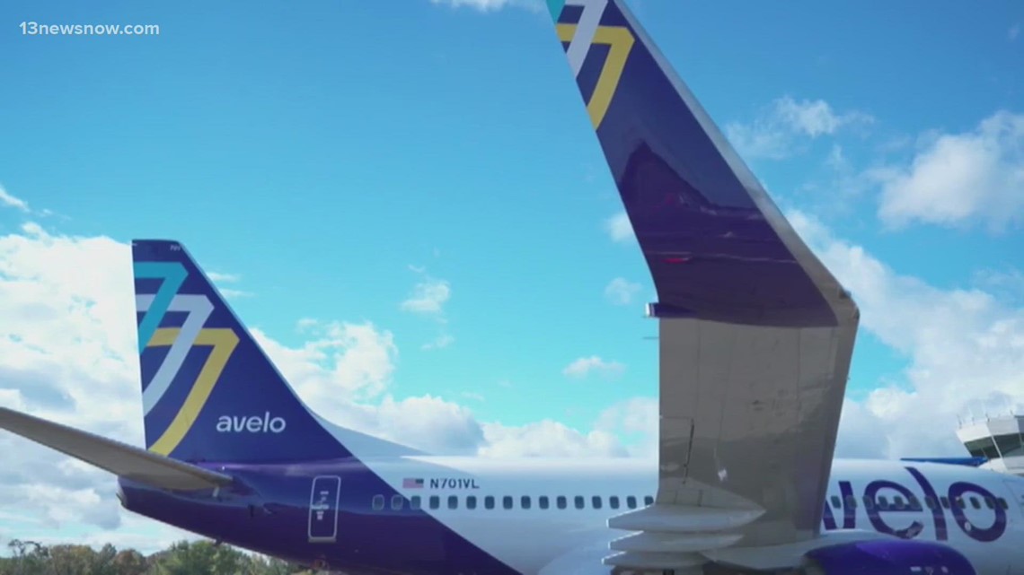 Avelo Airlines announces departure from Newport NewsWilliamsburg