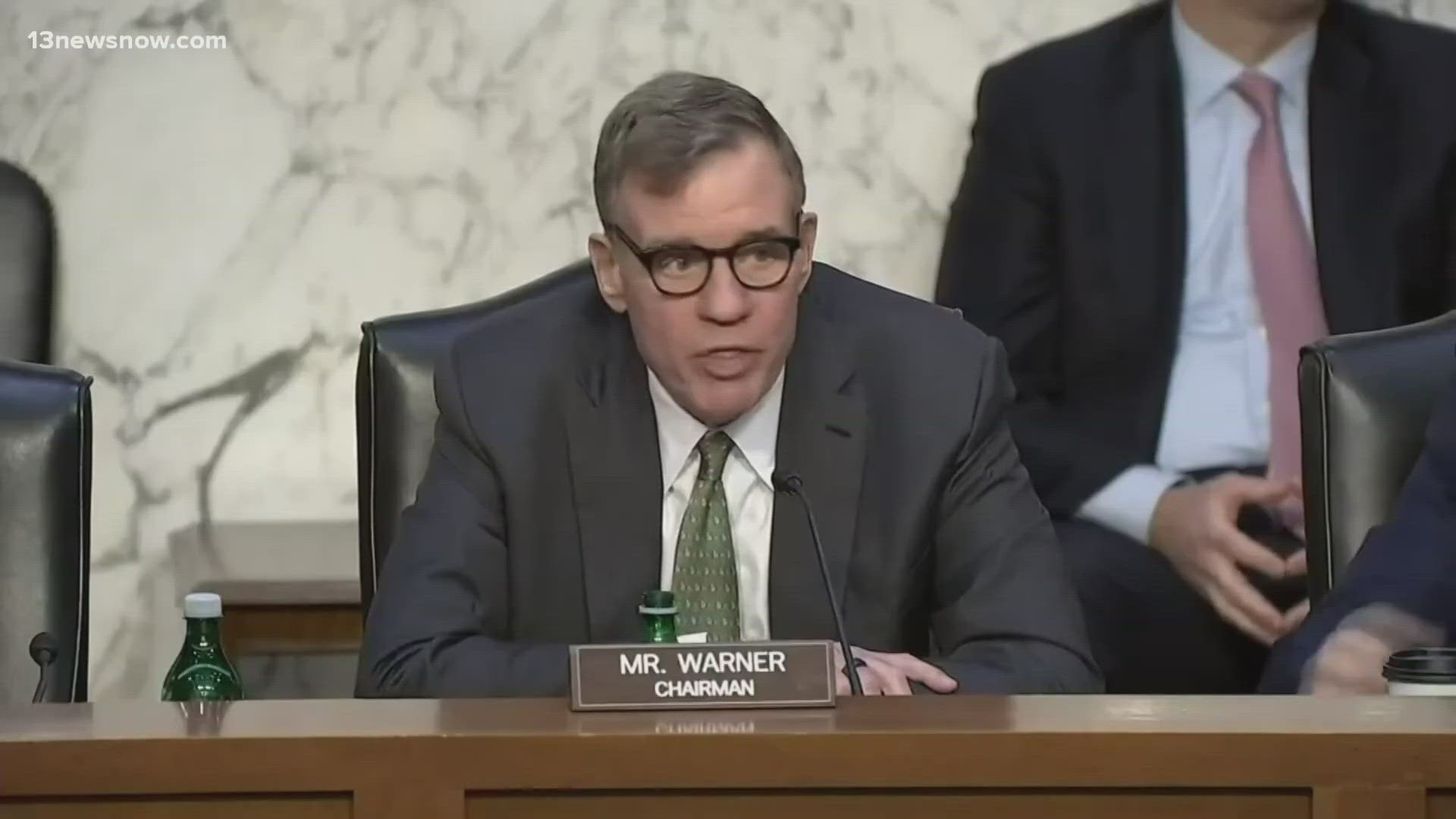 That's U.S. Senator Mark Warner's take on getting financial aid to Ukraine for its continuing war with Russia.