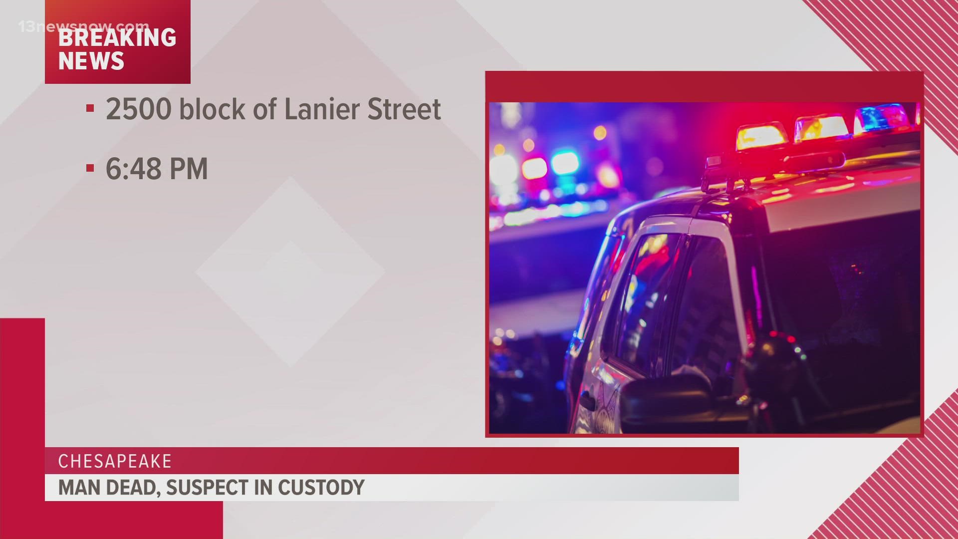 According to the police department, the incident happened in the 2500 block of Lanier Street, which is off Atlantic Avenue.