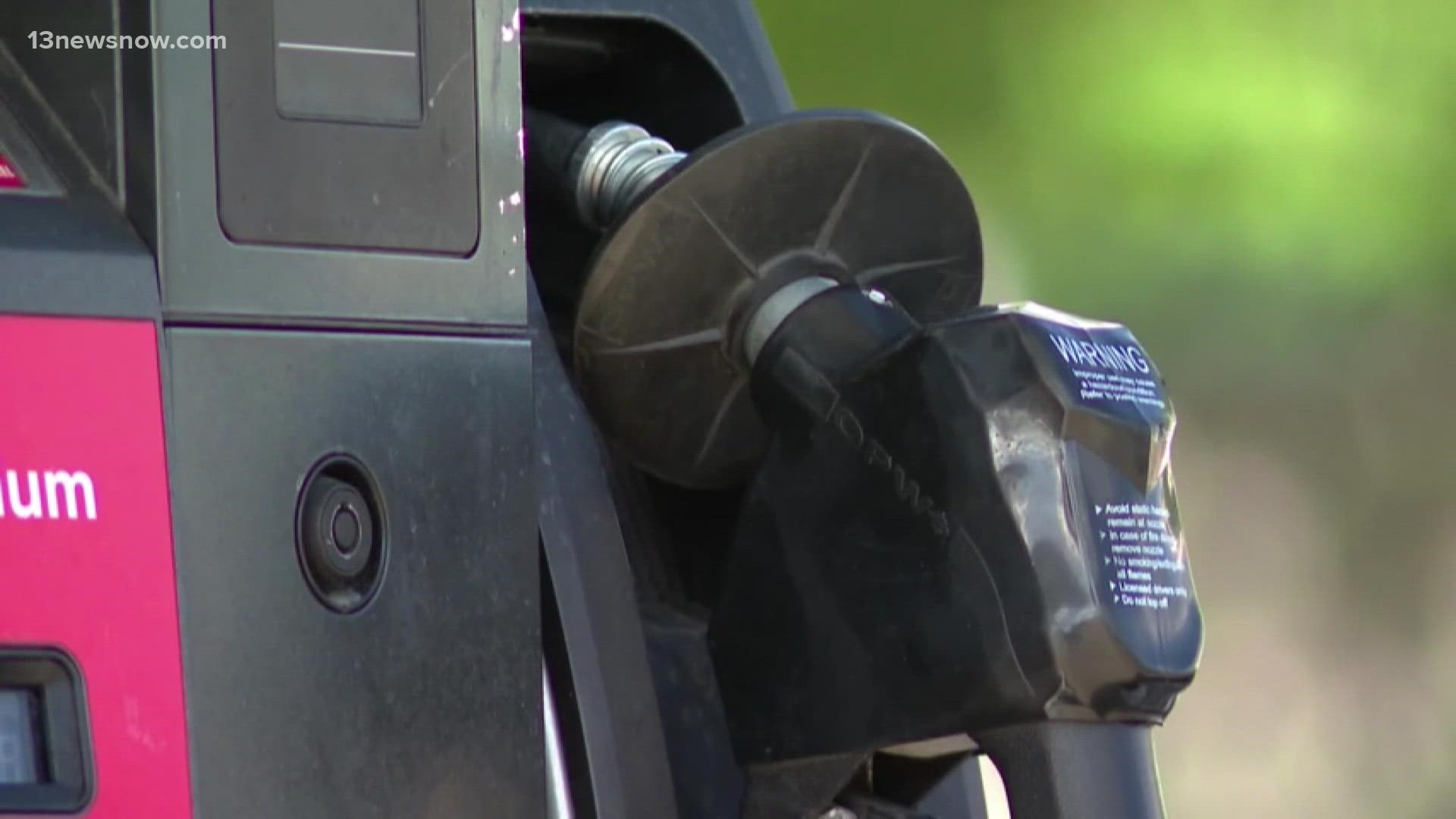 On March 11, an average gallon of gas in Hampton Roads cost about $4.27. Three days later, that was down to $4.21.