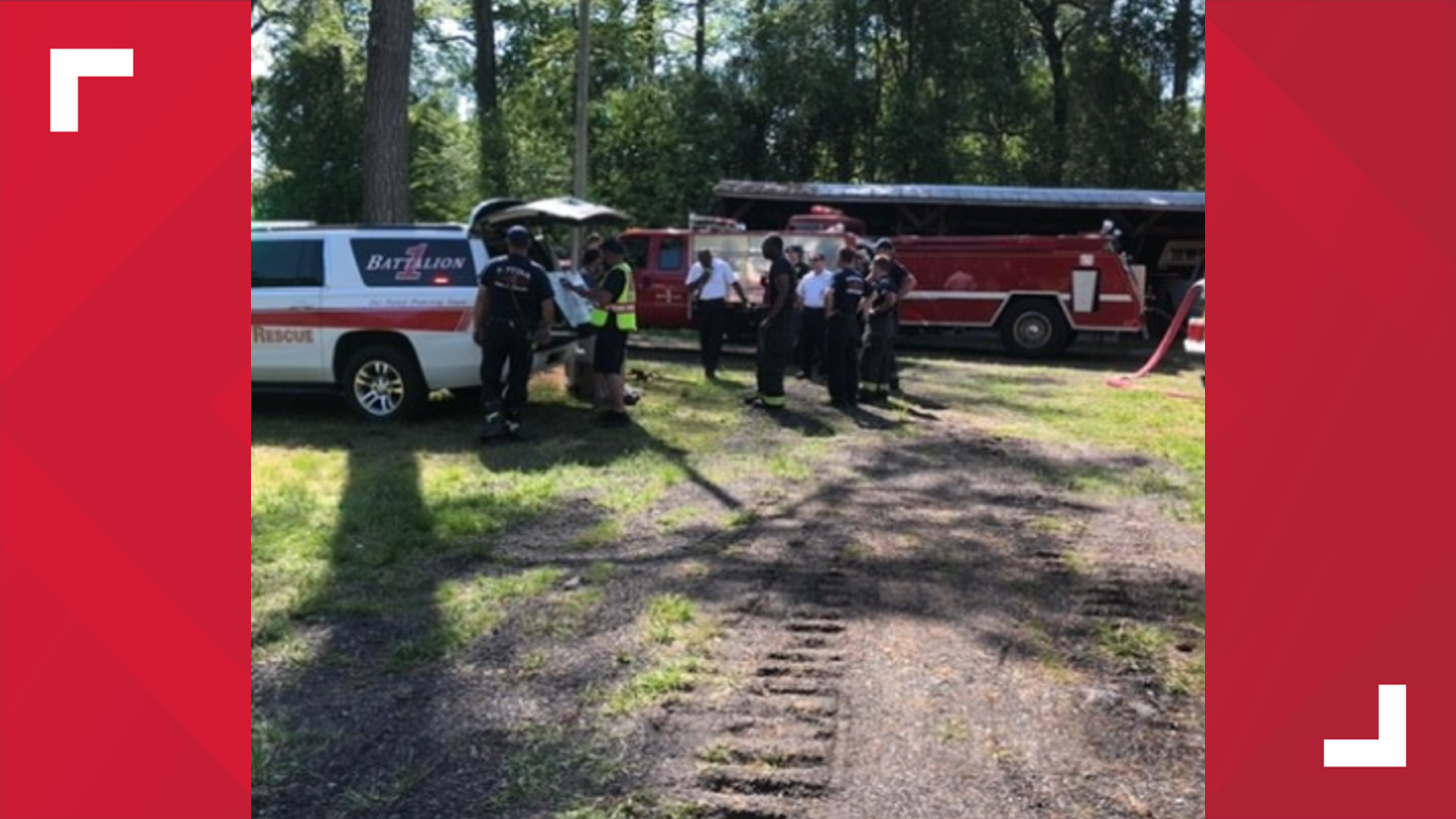 Brush fire in Deer Path Road area of Suffolk under control | 13newsnow.com