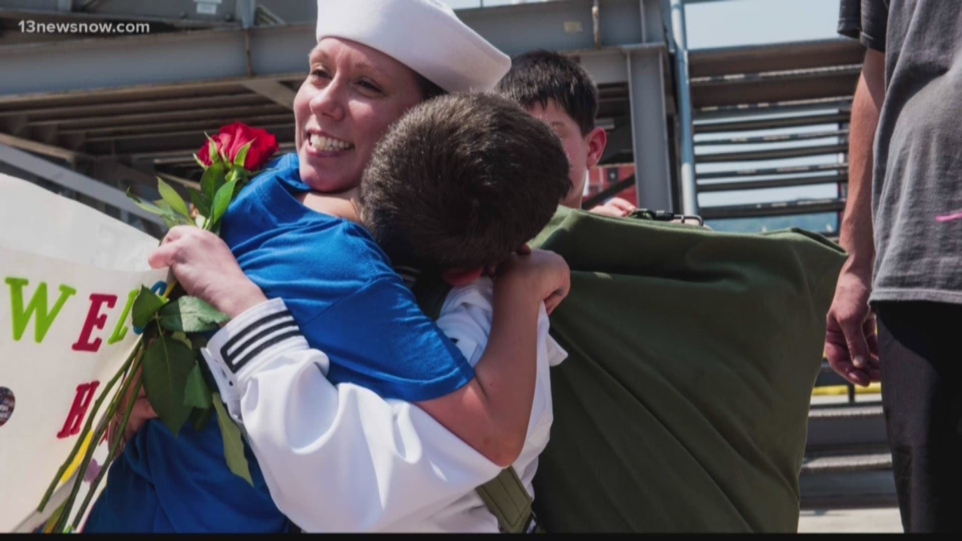 A program from Big Brother Big Sisters is helping military children get by when their parents are deployed.
