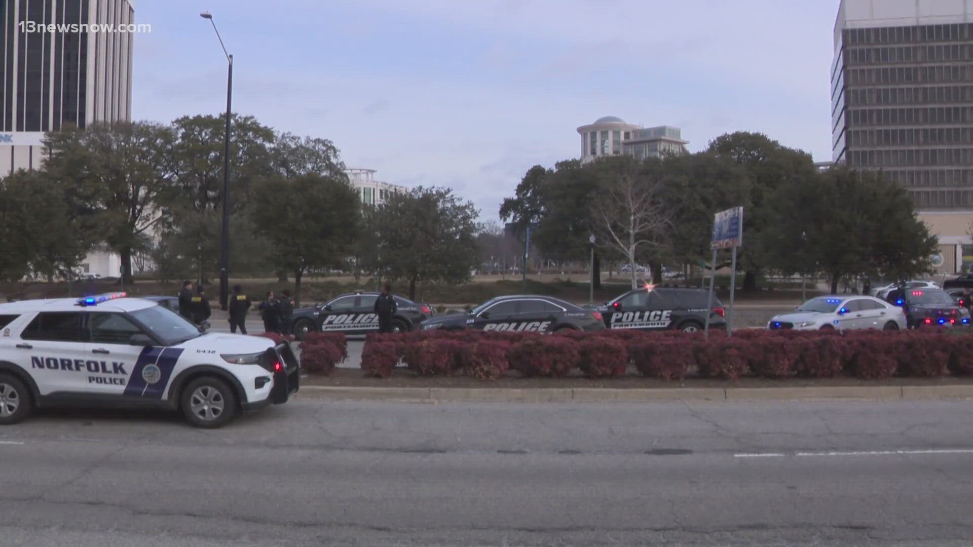 Suffolk police officer shoots suspect during multi-city pursuit, chase ...