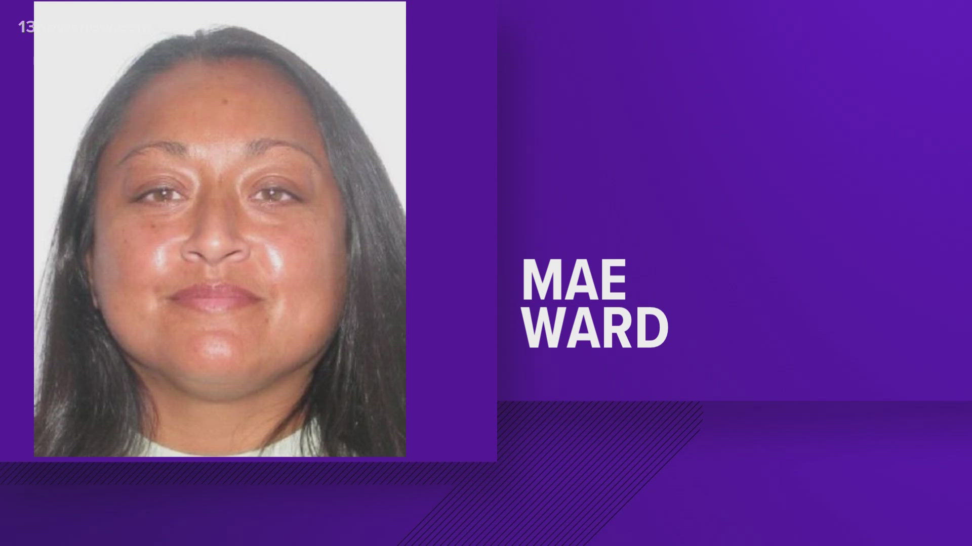 39-year-old Mae Ward was last seen in Chesapeake on Sept. 19. Ward has a diagnosed mental health condition and requires medication.