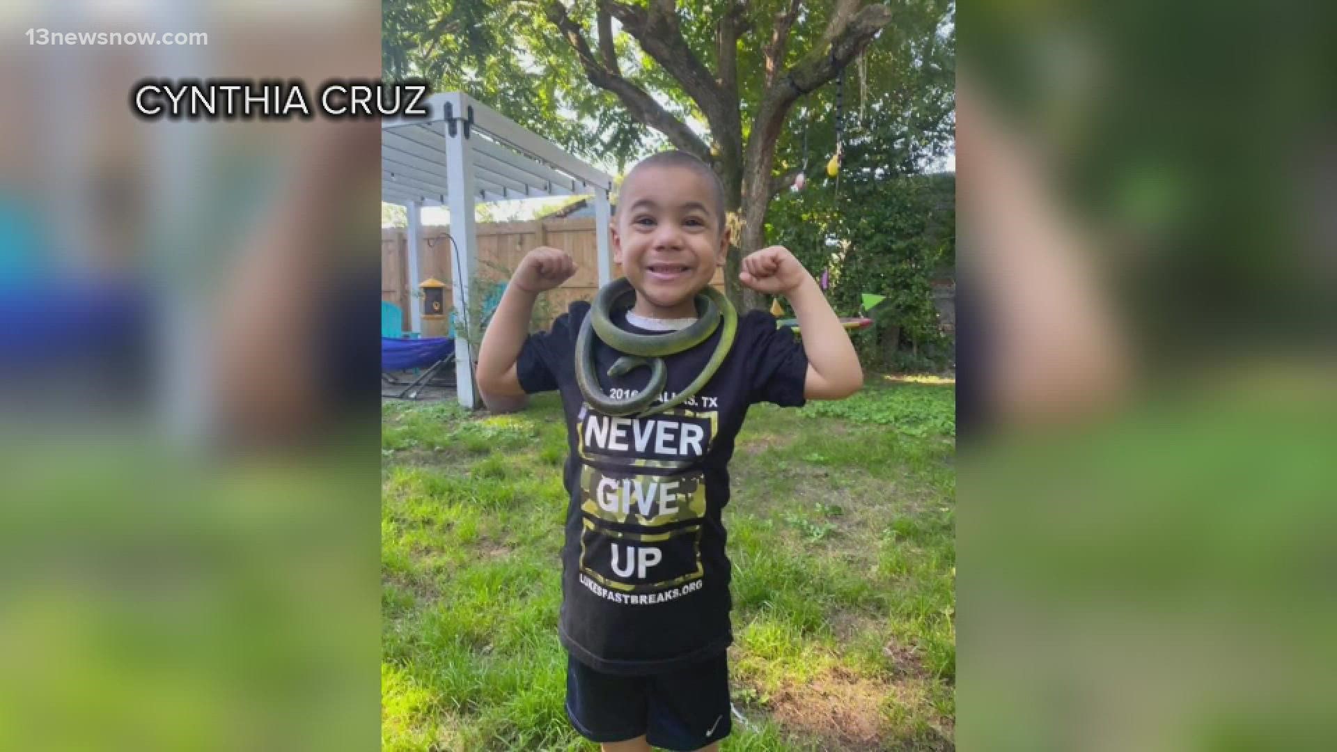 A Virginia Beach boy battling cancer is now taking on a different kind of fight!