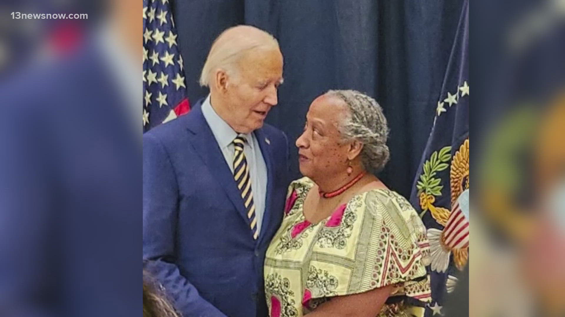 The Tucker family of Hampton, Virginia was recognized by President Joe Biden for their commitment to furthering relations between the U.S. and Africa.