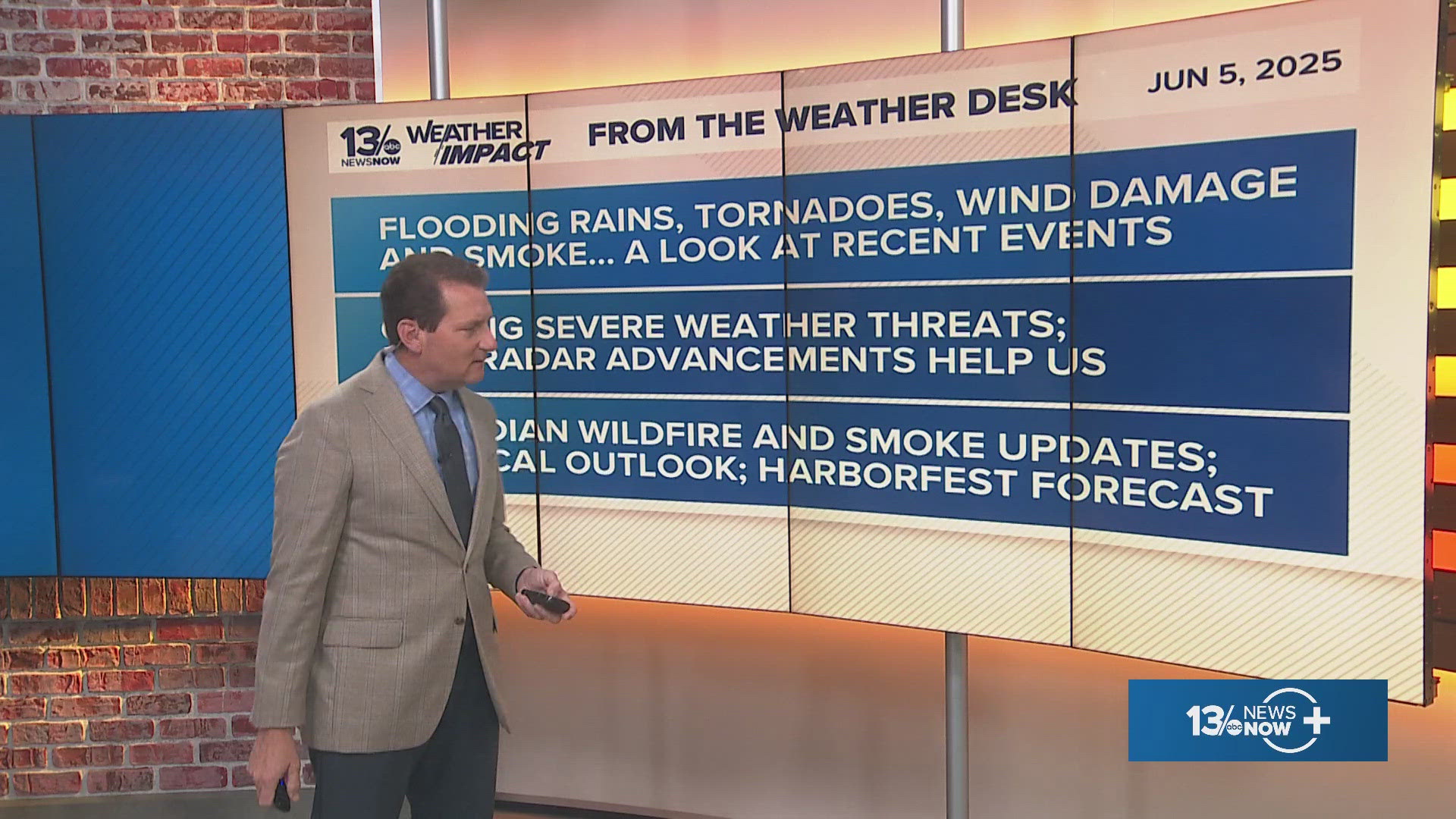 Meteorologist Craig Moeler talks about some recent weather events, severe weather threats, and Canadian wildfire updates.