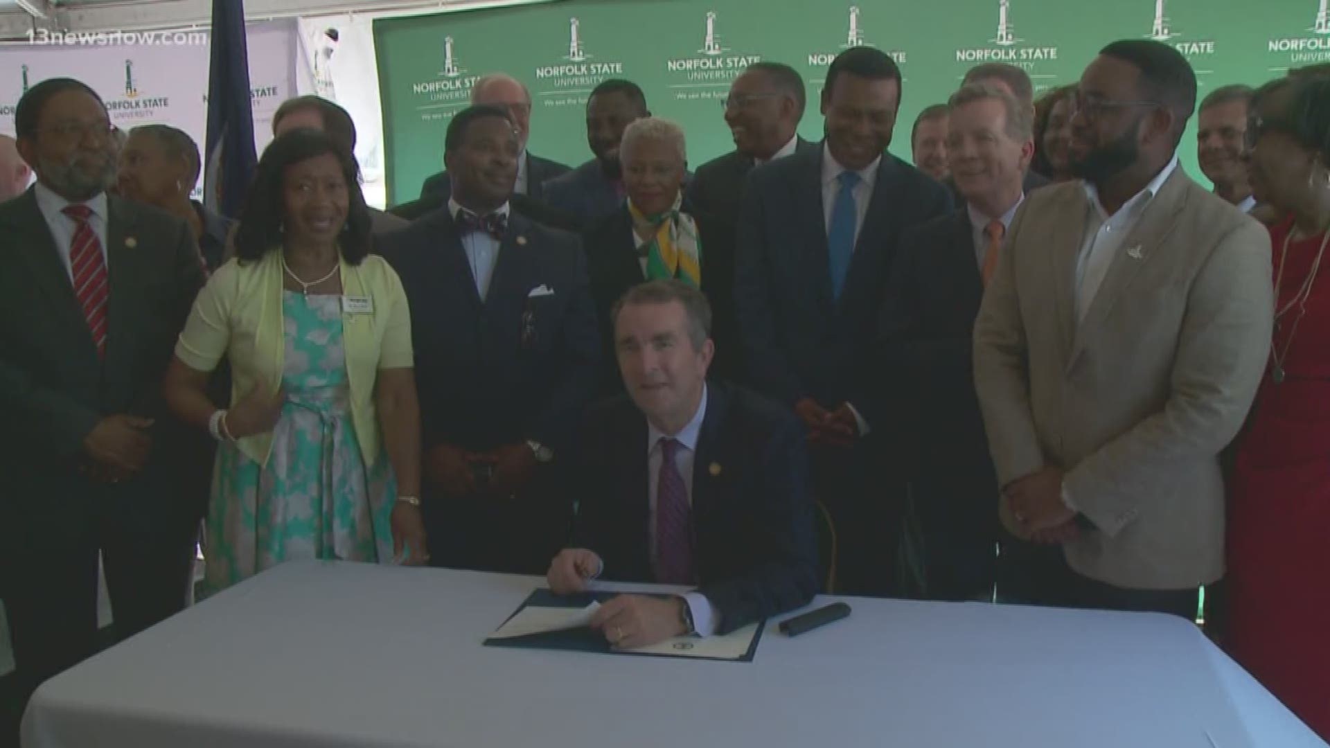 Gov. Northam signed an executive order to advance equity for minority-owned businesses.