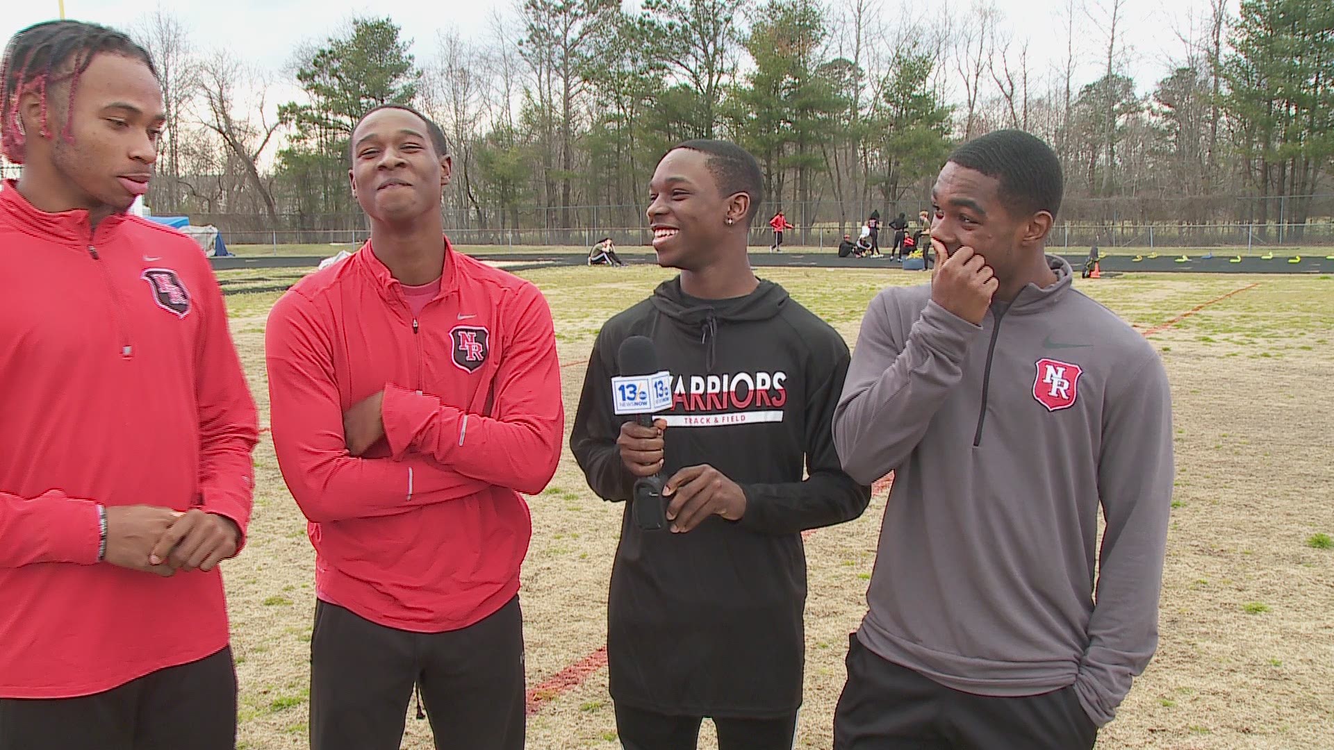 Fresh off a win at nationals, the Warriors 4x200 m boys relay team is as good as it gets.