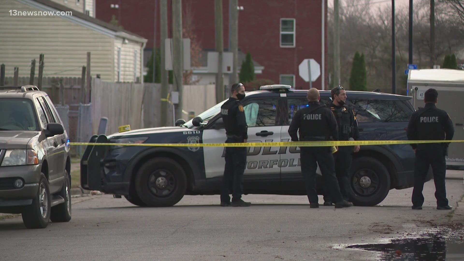 Police said the shooting happened on Hibie Street, which is in the Campostella area. Medics took the woman to the hospital with life-threatening injuries.