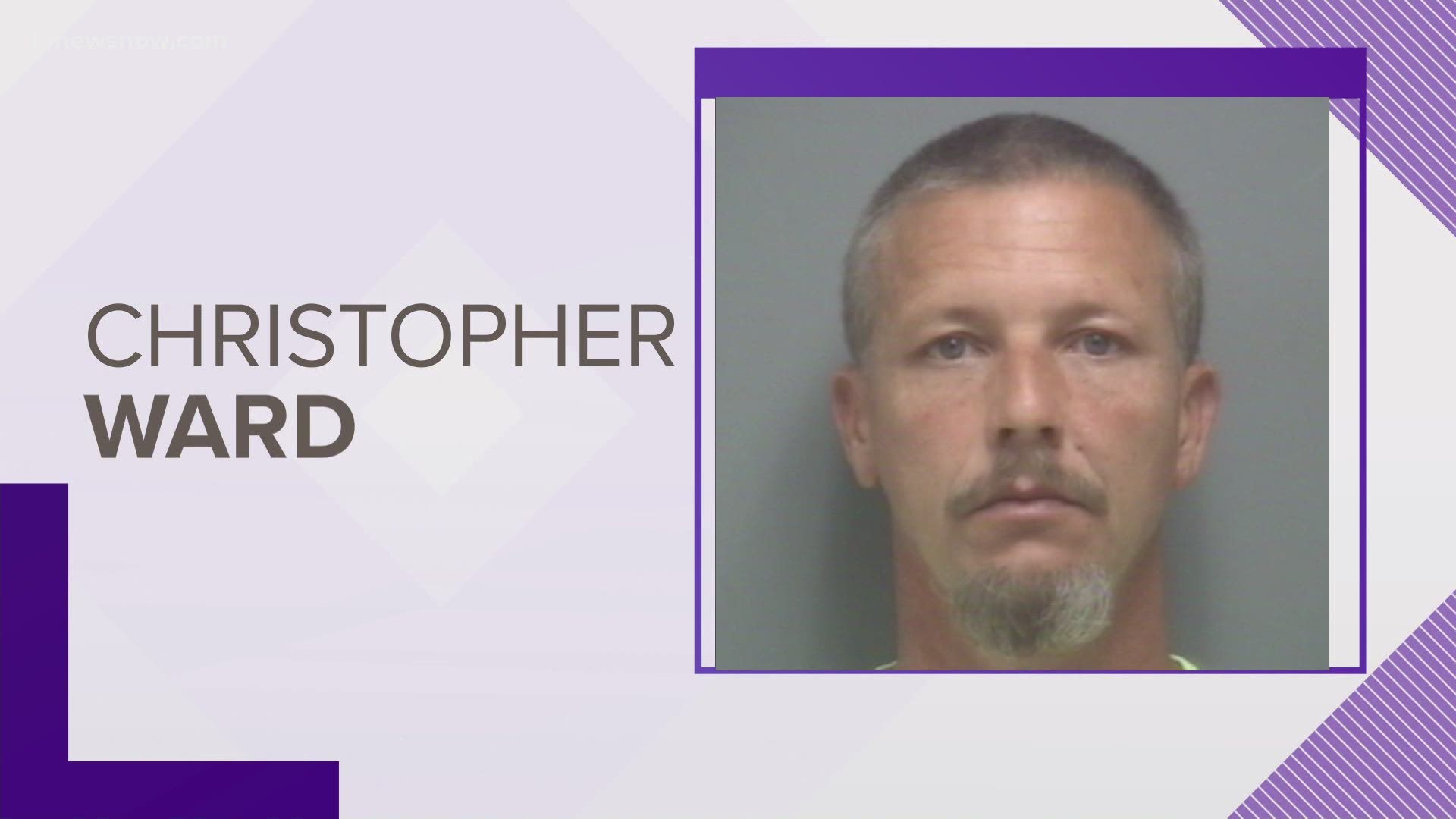 Christopher Ward, 40, was arrested on several counts of distribution and possession of child pornography.