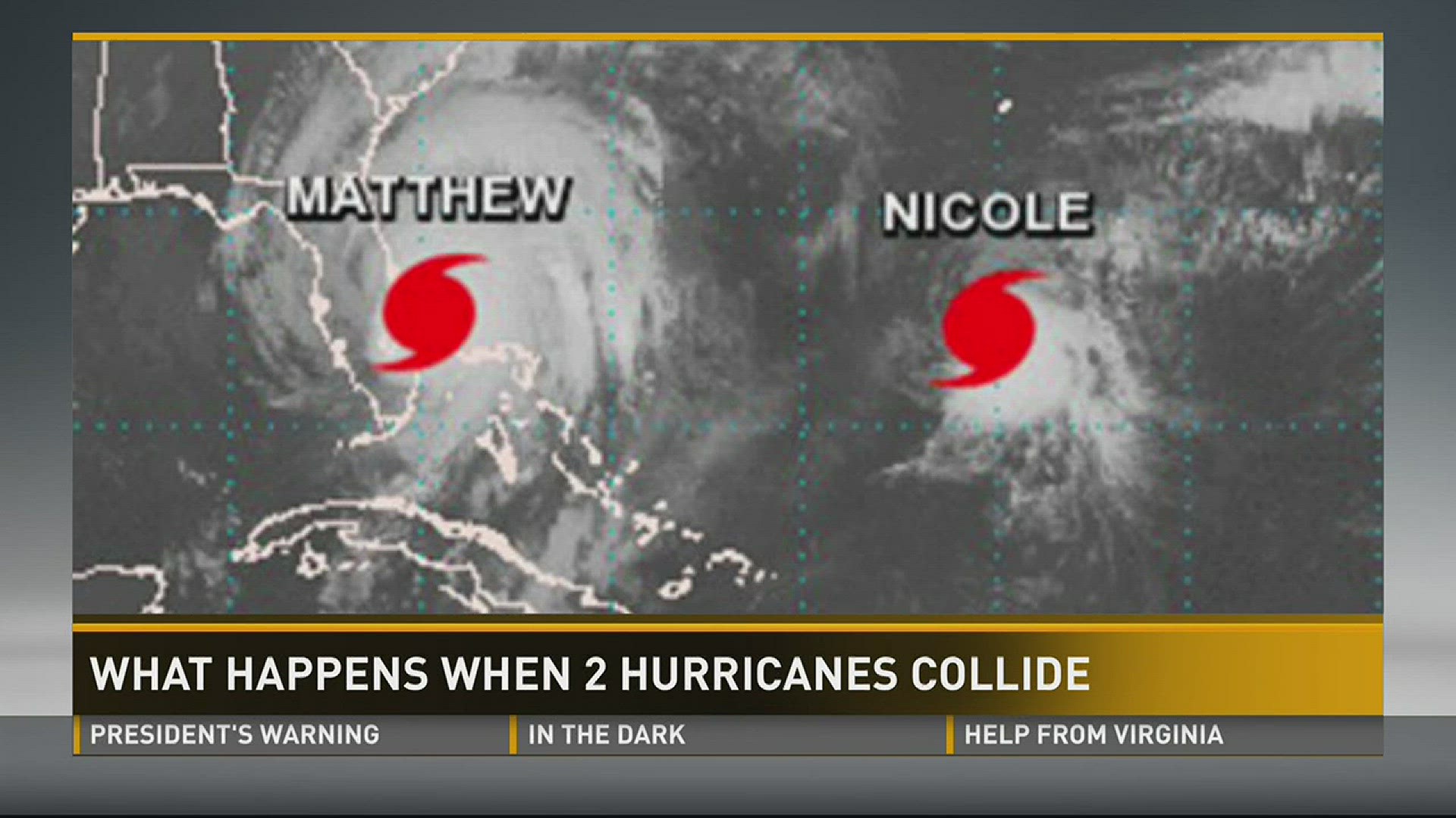 What happens when hurricanes collide