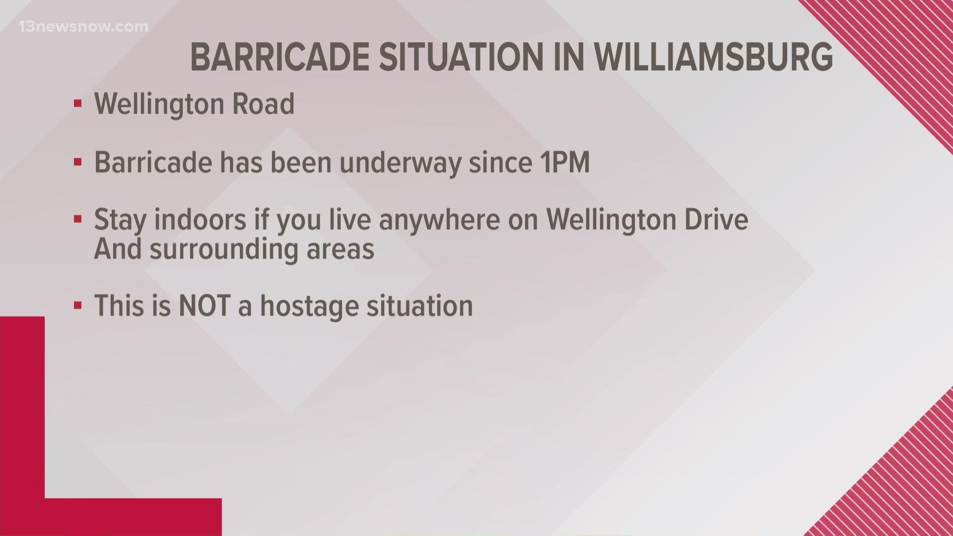 The scene is located in a home on Wellington Drive.