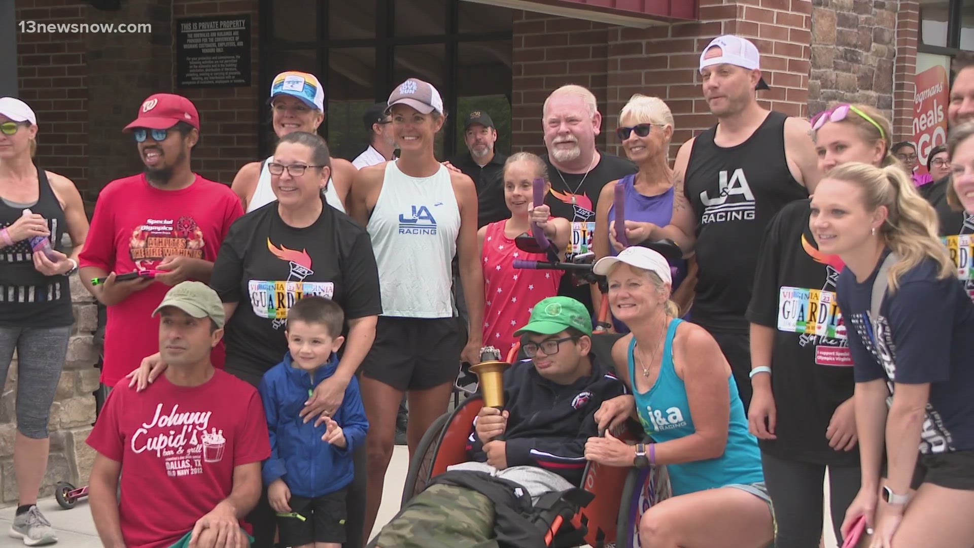 Deputies and officers in Norfolk and Virginia Beach ran for a good cause Wednesday.