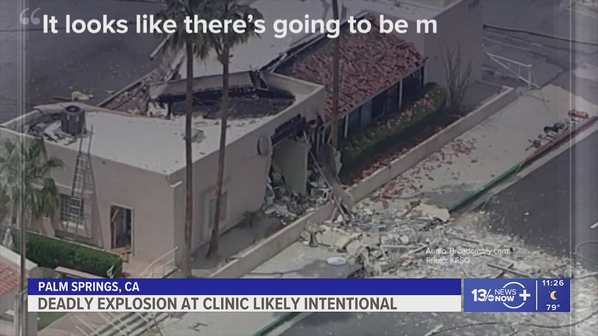 Fatal Palm Springs Fertility Clinic Blast Deemed 'Terrorism' By FBI Fatal Palm Springs, CA explosion investigated by FBI | 13newsnow.com