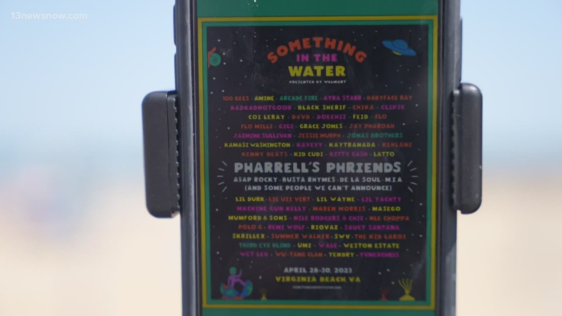 Something in the Water releases performance set times