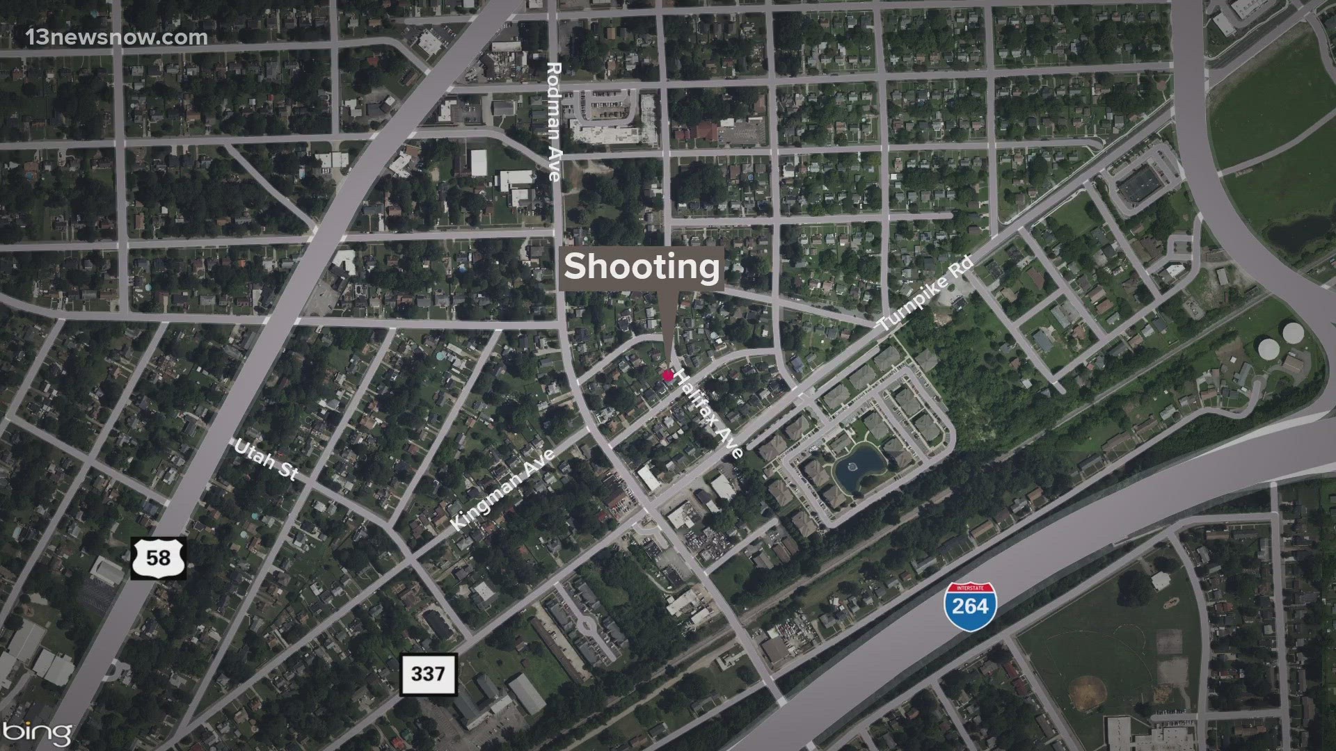 Police said the shooting happened around 10 p.m. on Kingman Avenue.